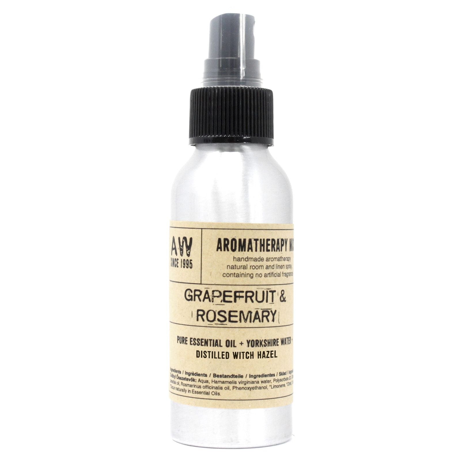 100ml Essential Oil Mist - Graperfruit and Rosemary - Soak Sanctuary Room Fragrance