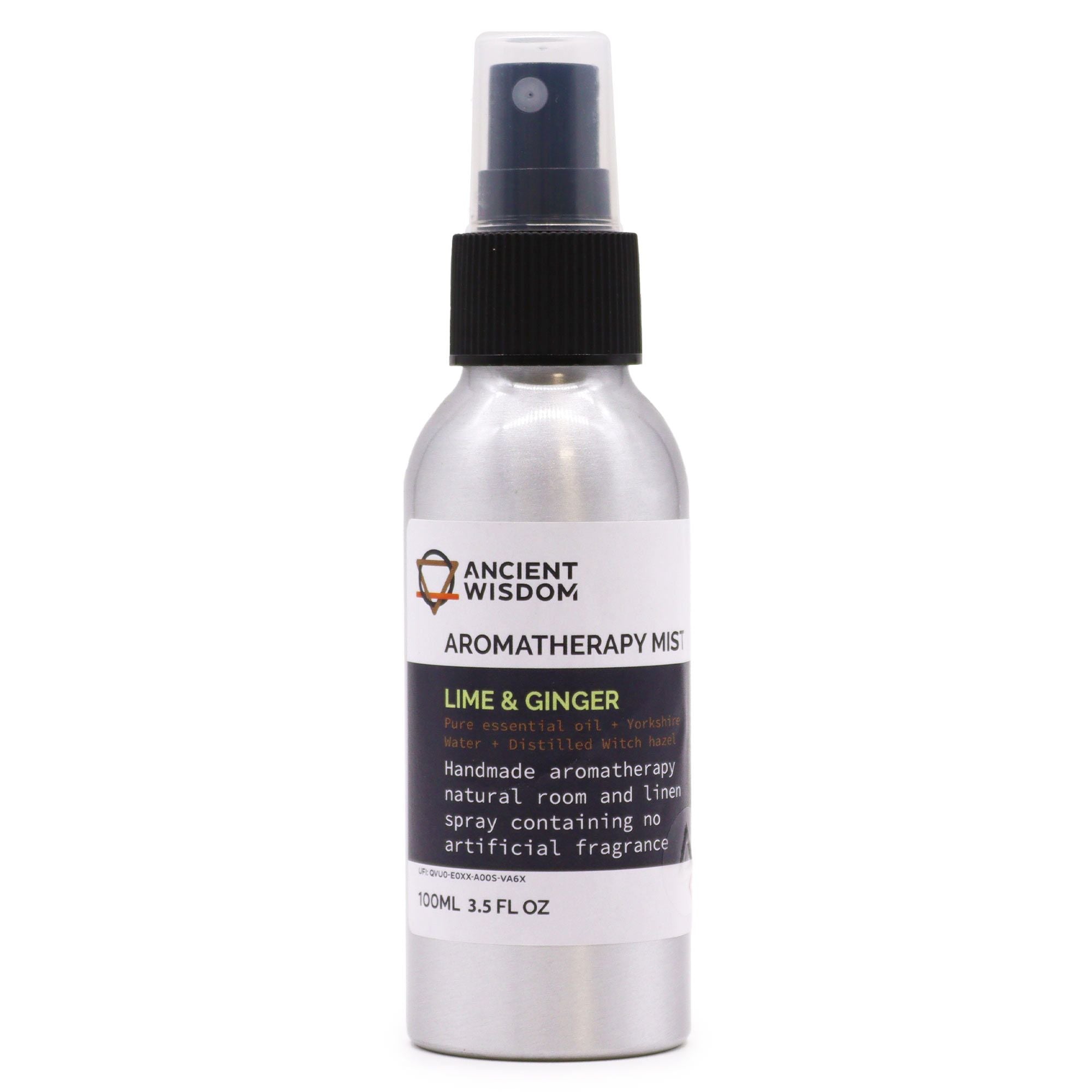 100ml Essential Oil Mist - Lime & Ginger - Soak Sanctuary Room Fragrance