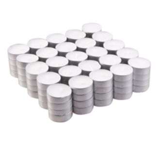 100x Unscented Tealight (4hr) - Soak Sanctuary Candles