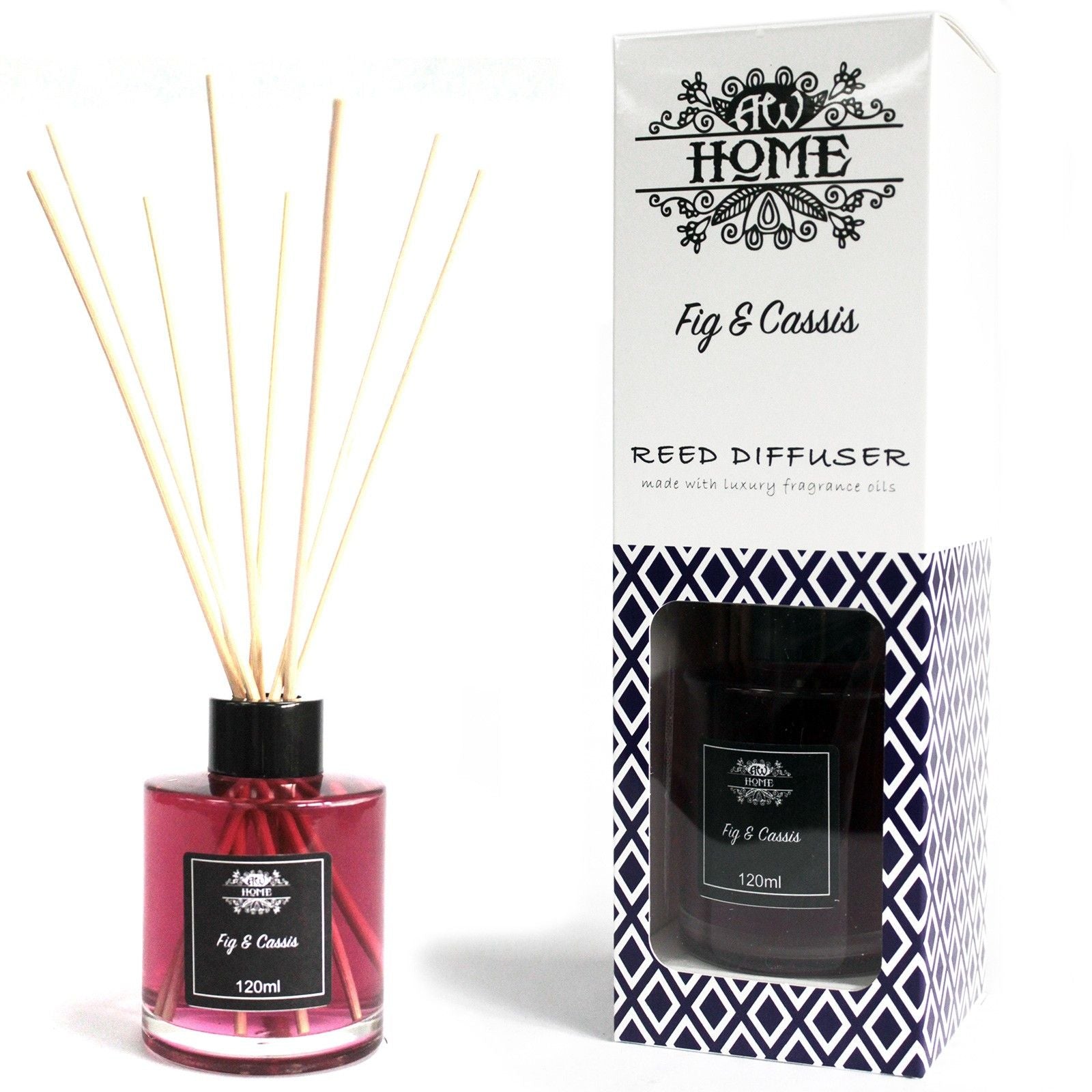 120ml Reed Diffuser - Fig & Cassis - Soak Sanctuary Reed Diffusers