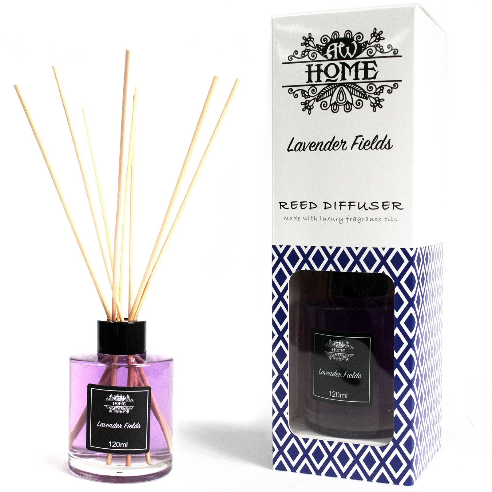 120ml Reed Diffuser - Lavender Fields - Soak Sanctuary Reed Diffusers