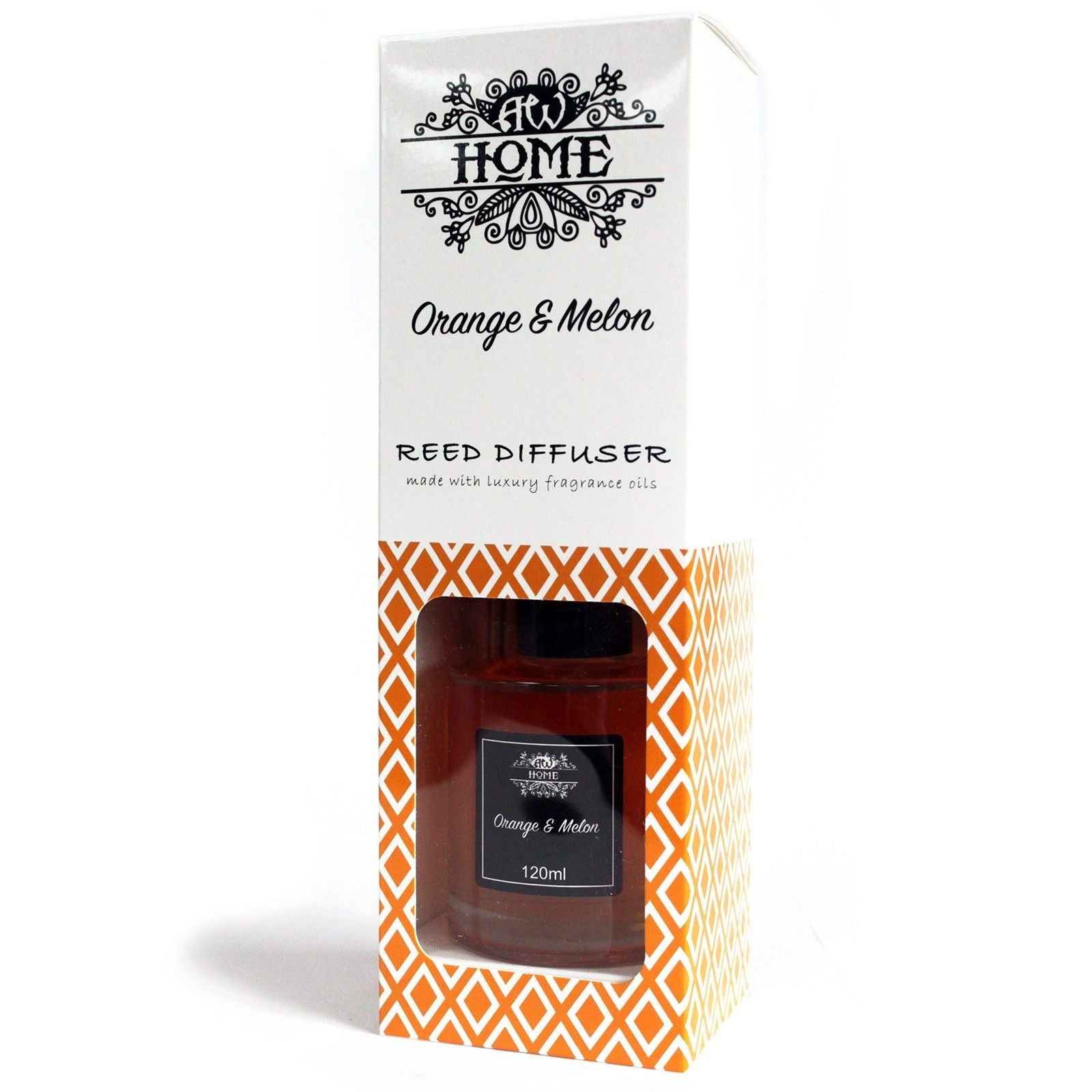 120ml Reed Diffuser - Orange & Melon - Soak Sanctuary Reed Diffusers