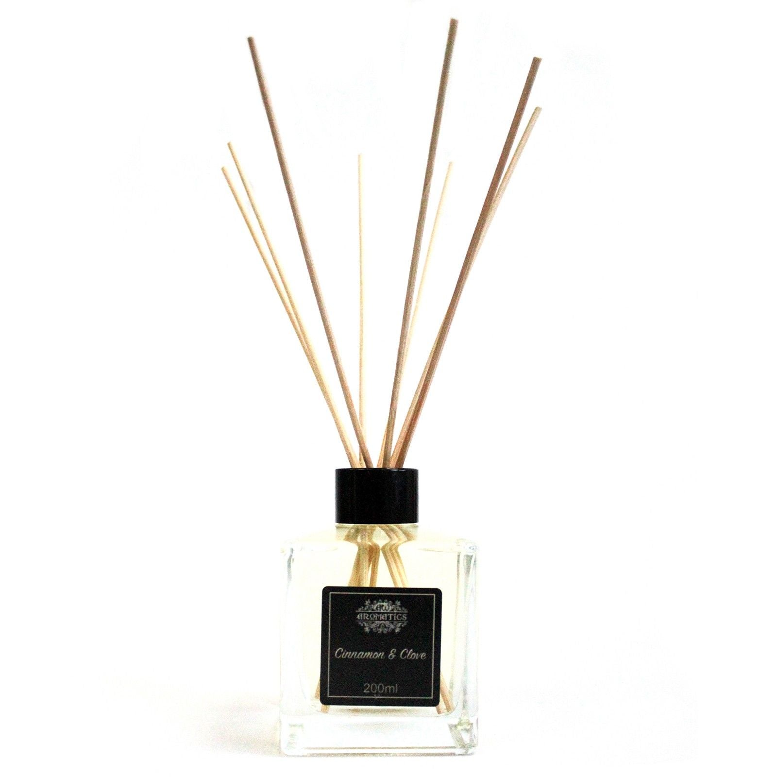 200ml Cinnamon & Clove Essential Oil Reed Diffuser - Soak Sanctuary Room Fragrance