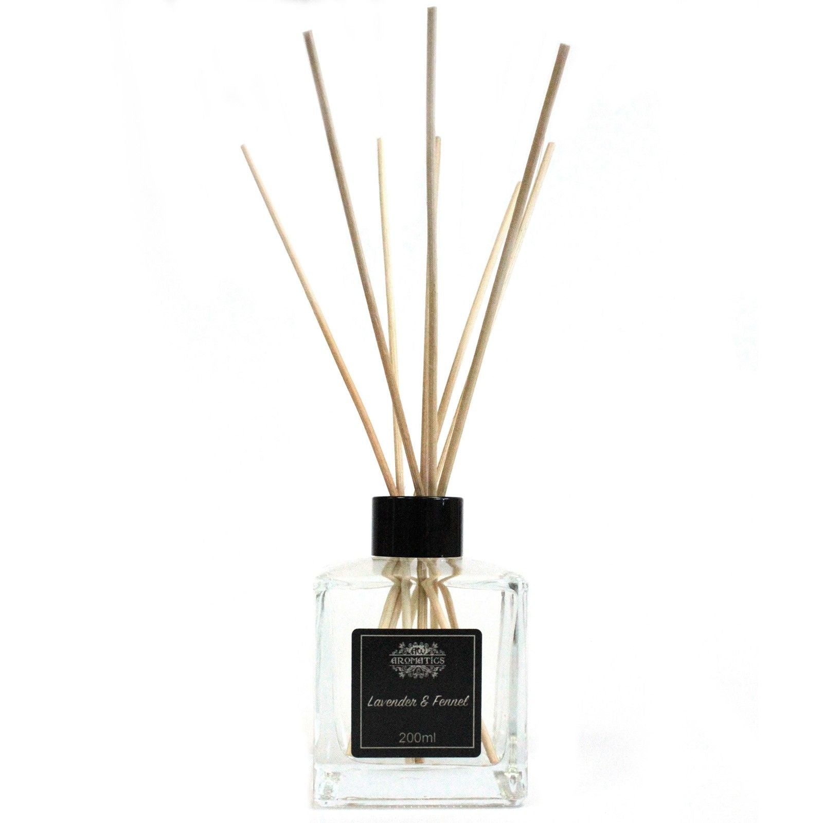 200ml Lavender & Fennel Essential Oil Reed Diffuser - Soak Sanctuary Room Fragrance