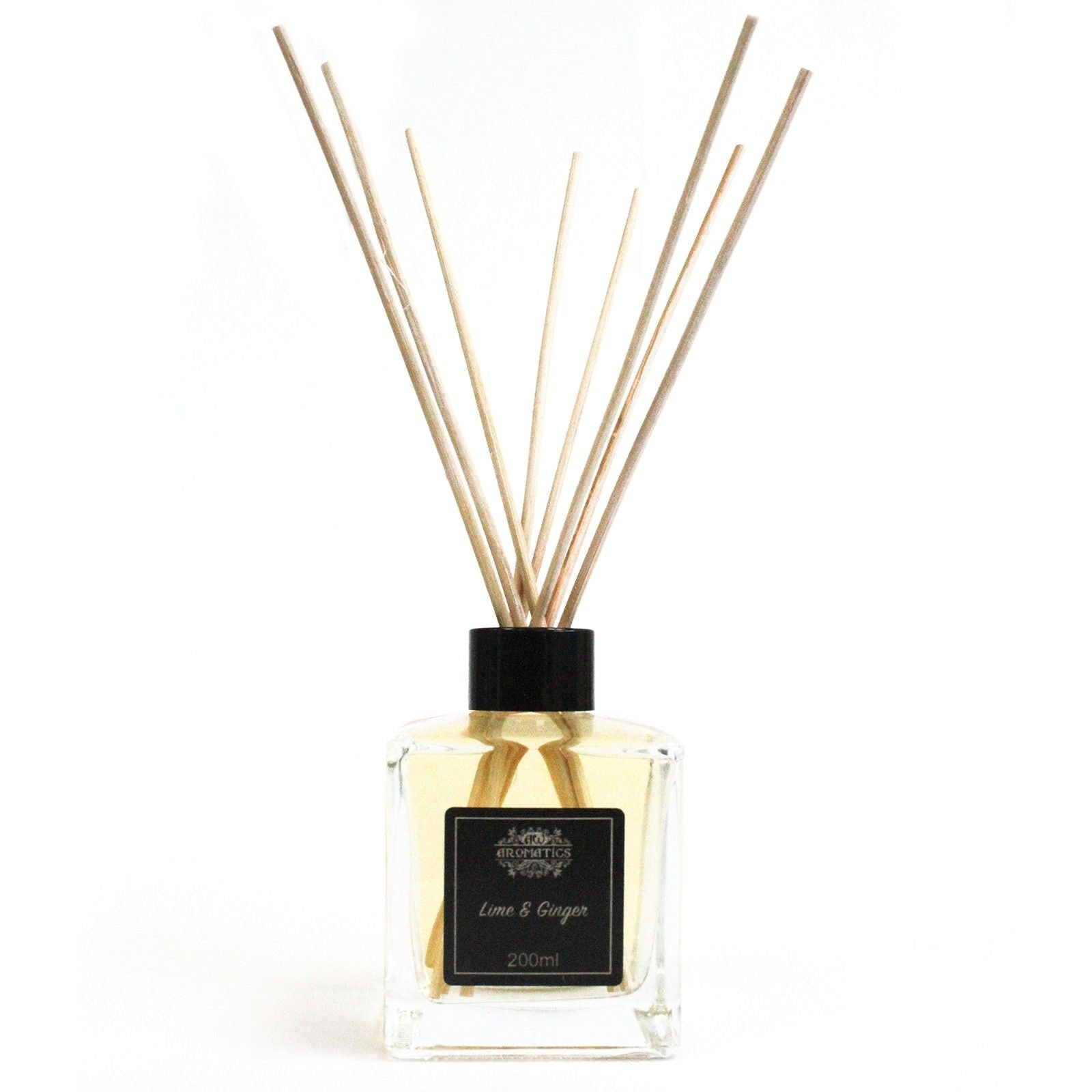 200ml Lime & Ginger Essential Oil Reed Diffuser - Soak Sanctuary Room Fragrance