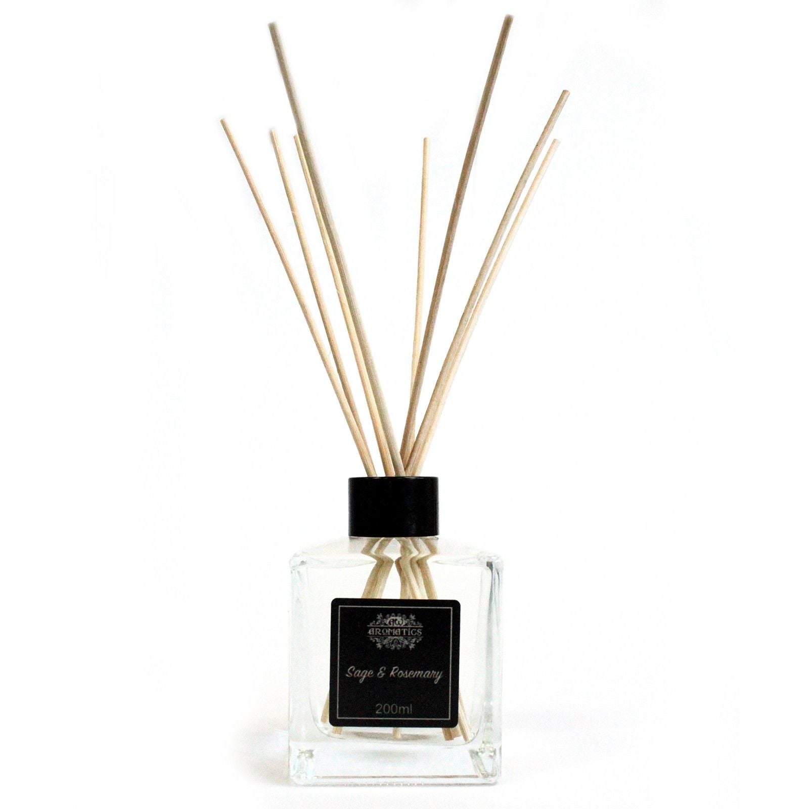 200ml Sage & Rosemary Essential Oil Reed Diffuser - Soak Sanctuary Room Fragrance
