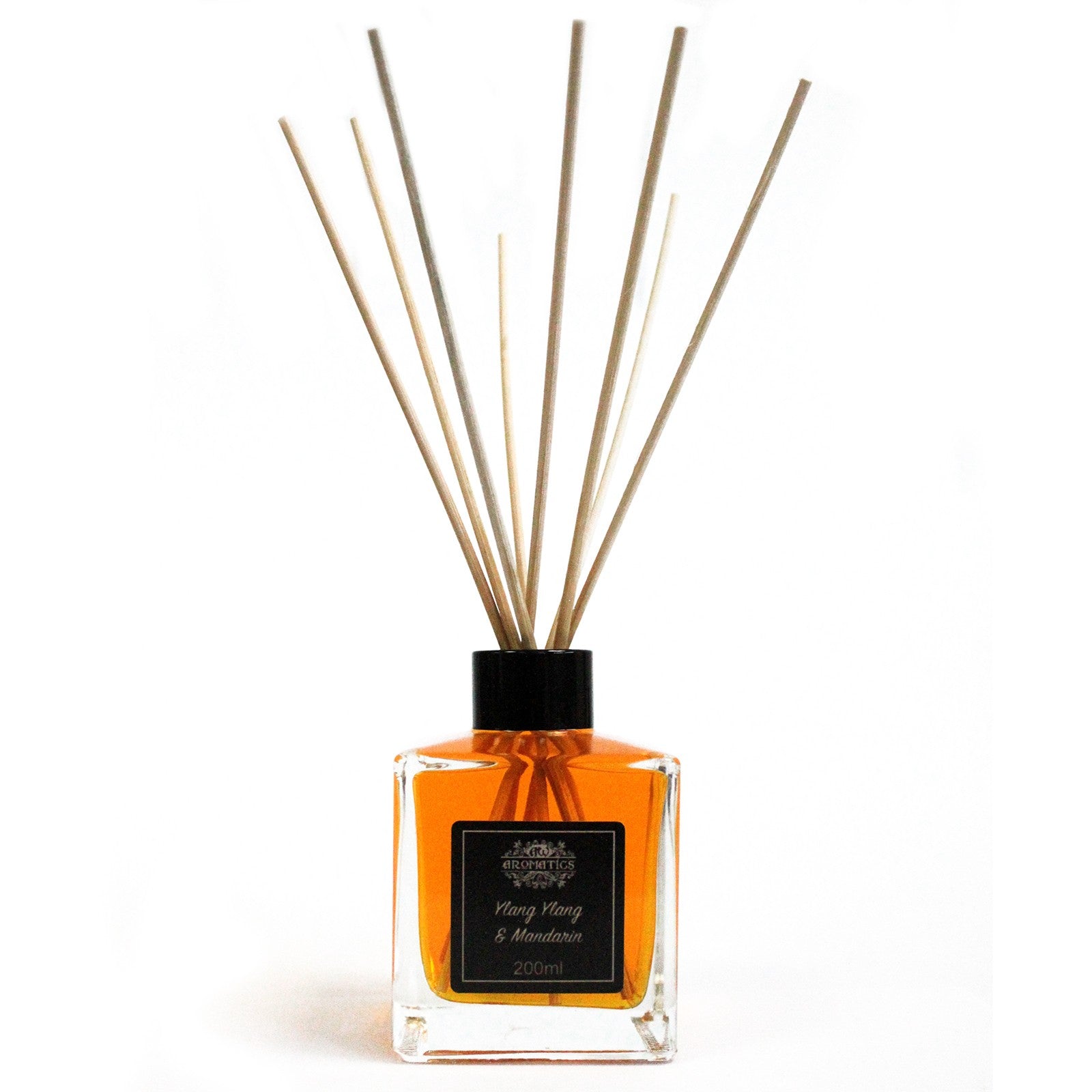 200ml Ylang Ylang & Mandarin Essential Oil Reed Diffuser - Soak Sanctuary Room Fragrance