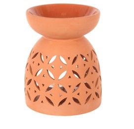 20cm Large Terracotta Oil Burner - Soak Sanctuary Room Fragrance