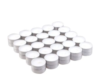 50x Unscented Tealight (4hr) - Soak Sanctuary Candles