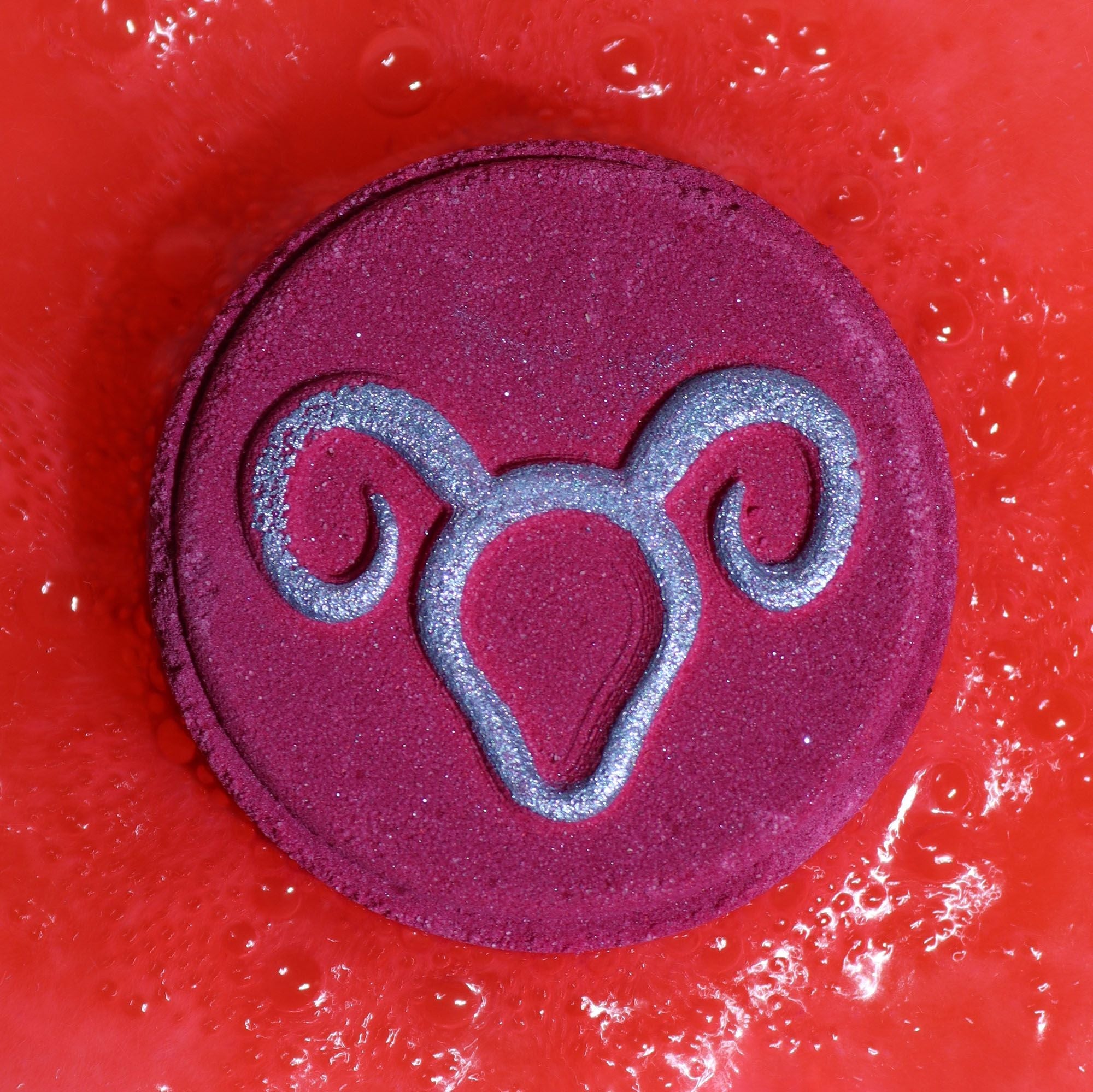 Aries Bath Fizzers with Horoscope - Soak Sanctuary Bath Bombs