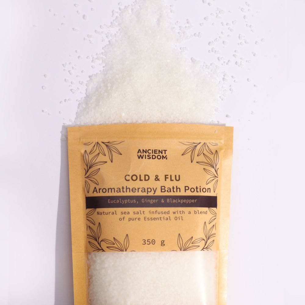 Aromatherapy Bath Salts - Colds & Flu - Soak Sanctuary Bath Salts