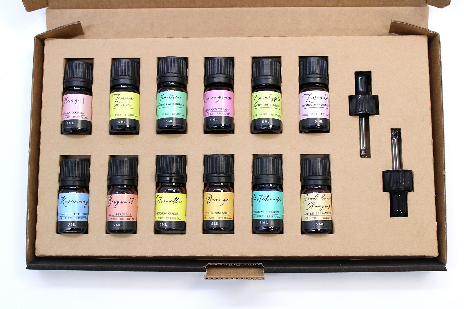 Aromatherapy Essential Oil Set - The Top 12 - Soak Sanctuary Essential Oils