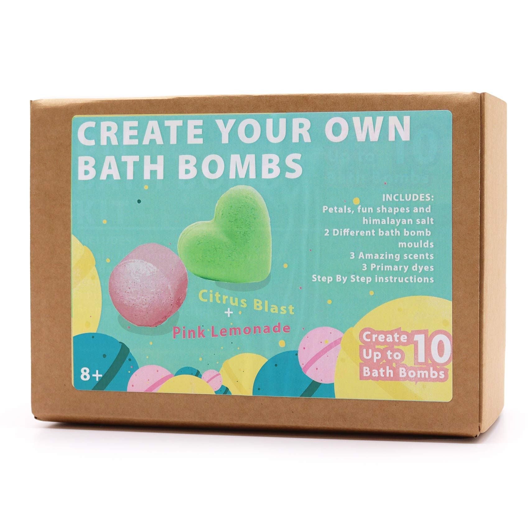 Bath Bomb Kit - Pink Lemonade & Citrus Blast - Soak Sanctuary Bath Bombs
