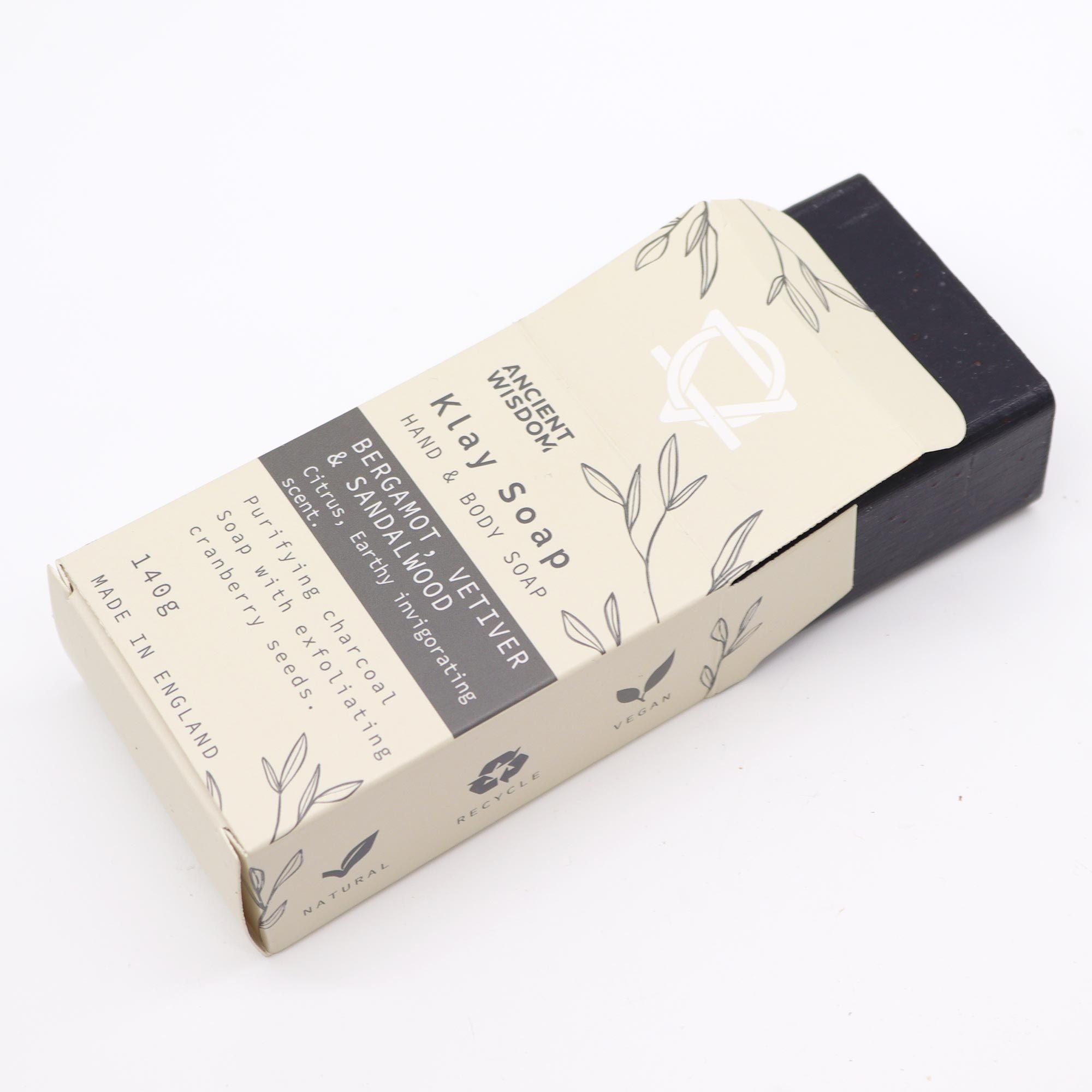 Bergamot & Sandalwood Klay Soap - Soak Sanctuary Soap