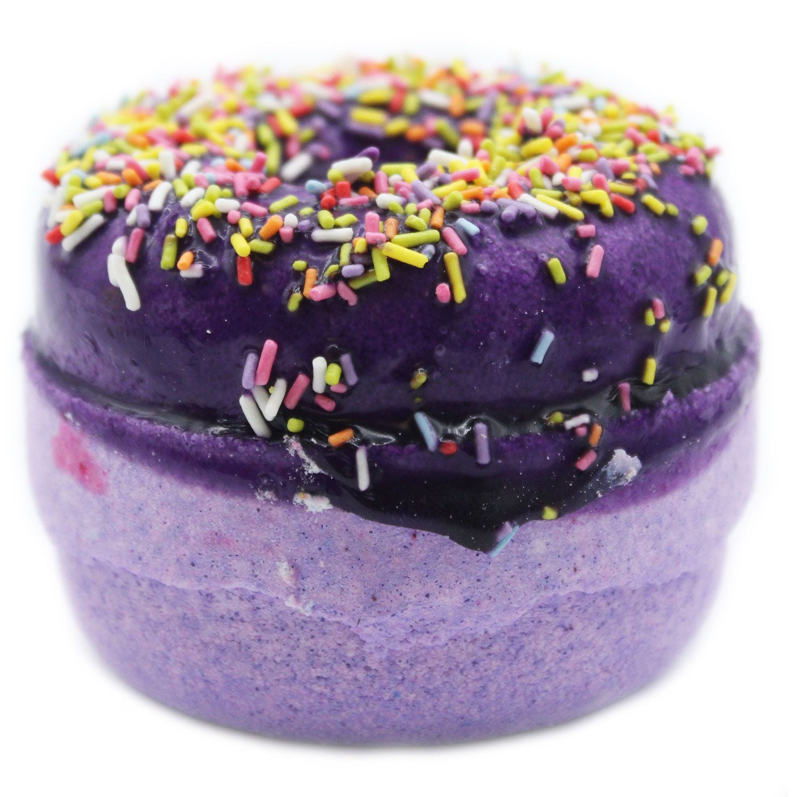 Blackberry and Almond Bath Doughnut - Soak Sanctuary Bath Bombs
