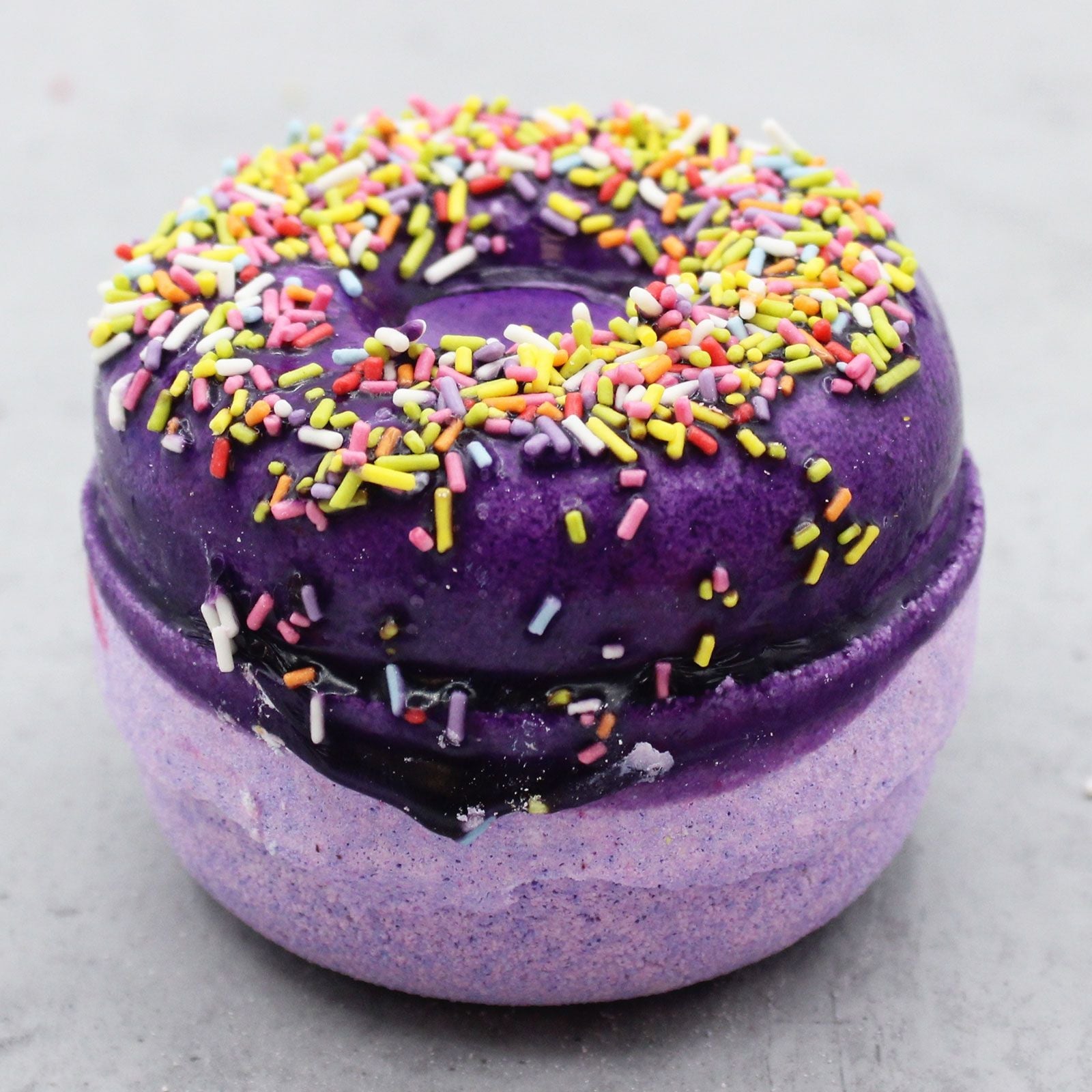 Blackberry and Almond Bath Doughnut - Soak Sanctuary Bath Bombs