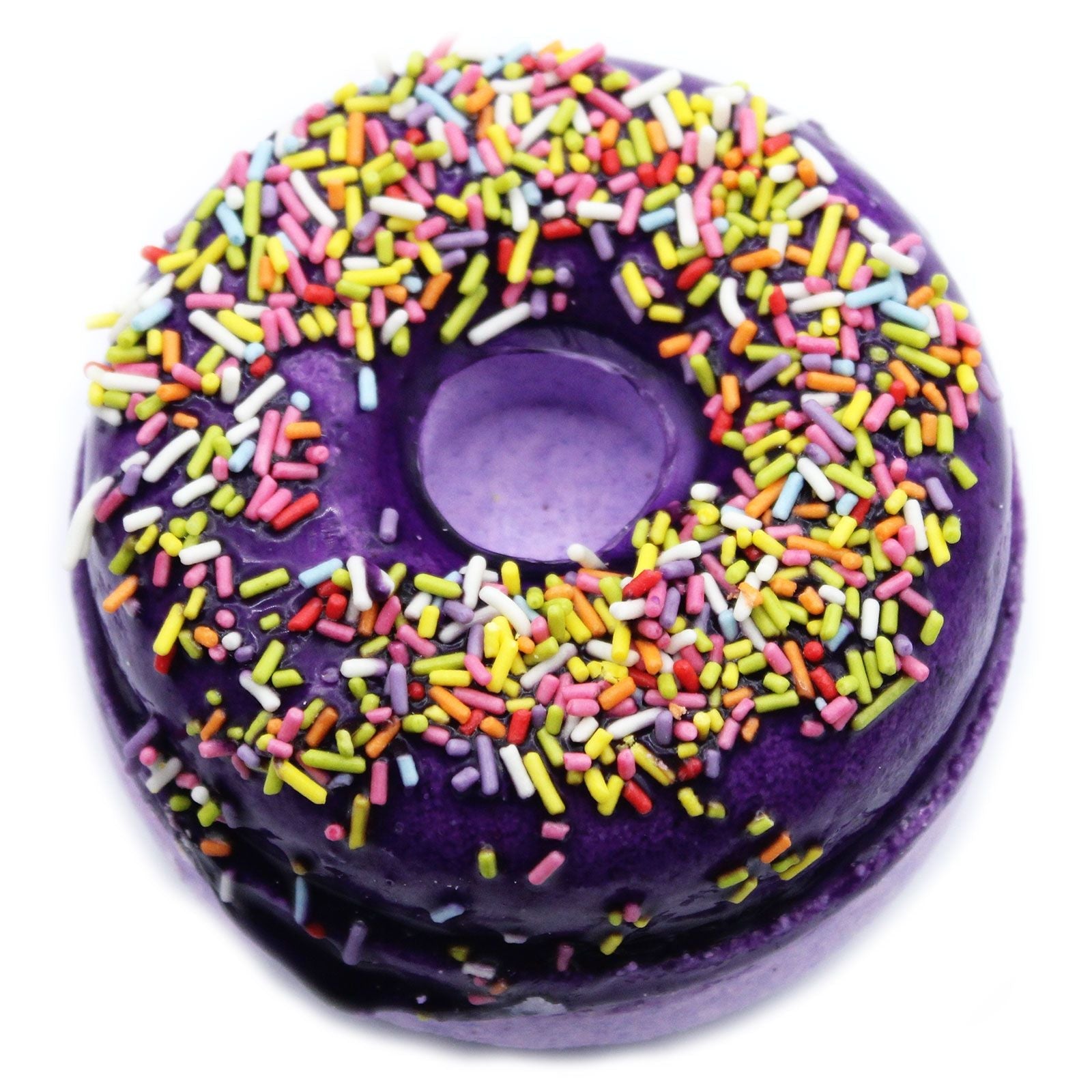 Blackberry and Almond Bath Doughnut - Soak Sanctuary Bath Bombs