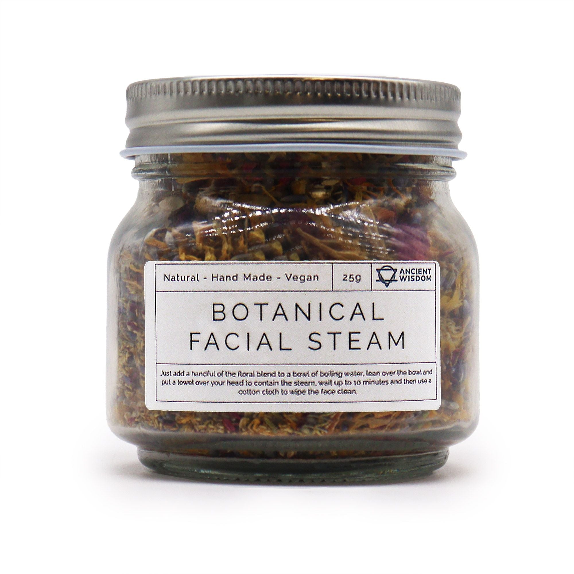 Botanical Facial Steam Blend - Natural 250g - Soak Sanctuary Bath Salts