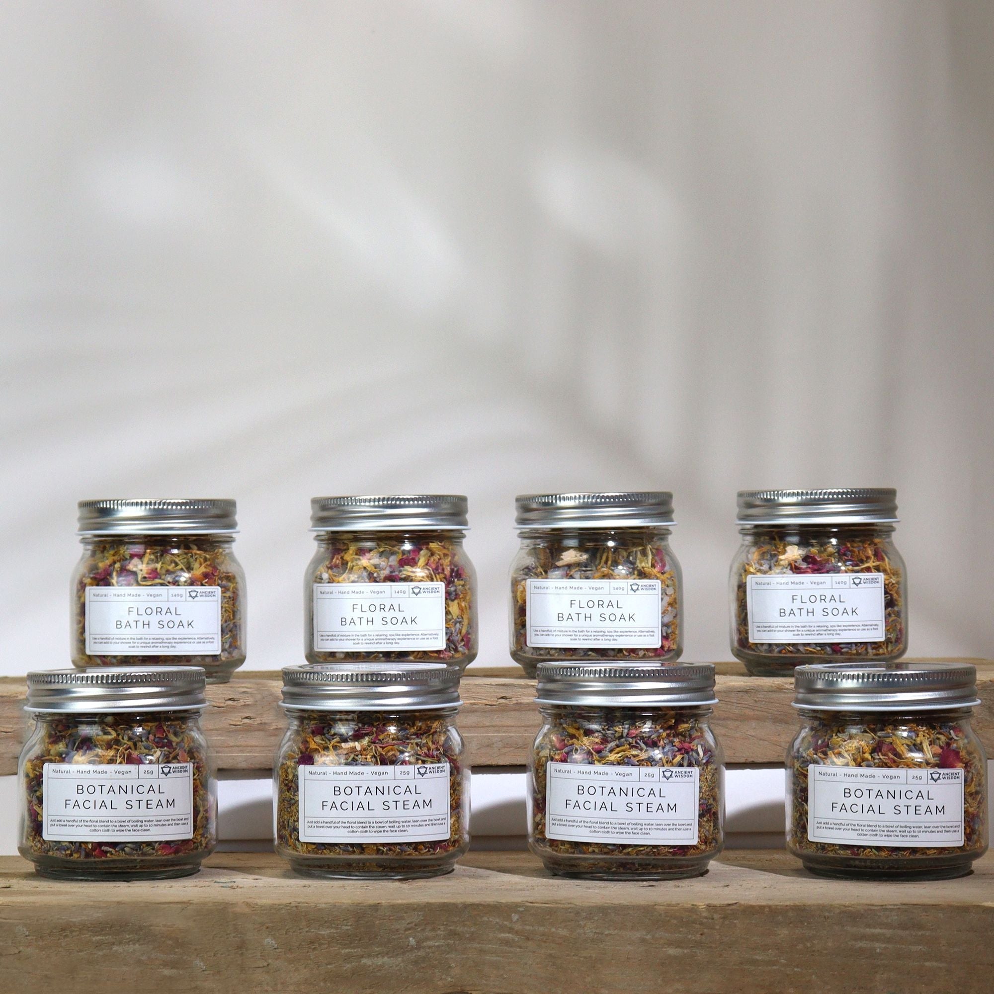 Botanical Facial Steam Blend - Natural 250g - Soak Sanctuary Bath Salts