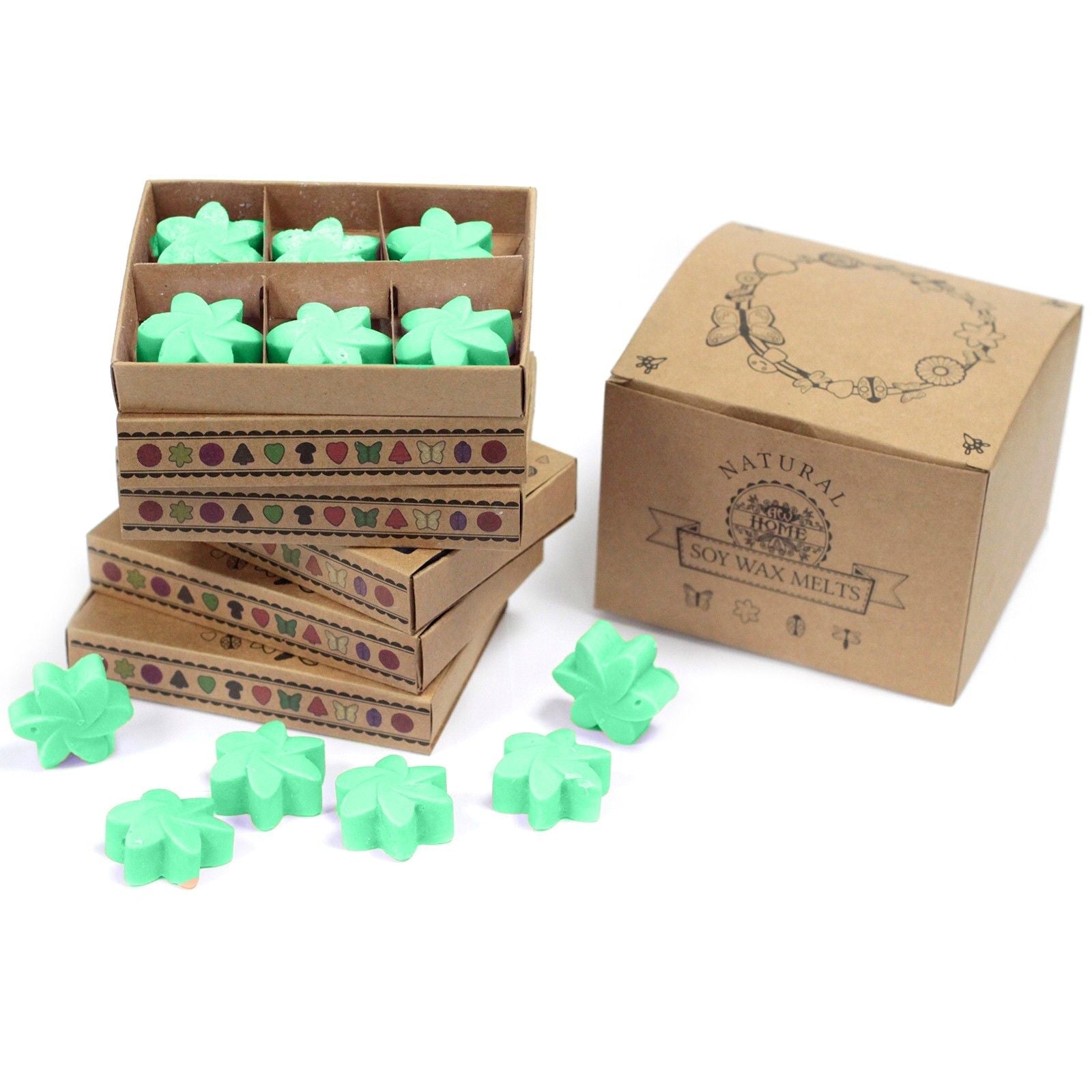 Box of 6 Wax Melts - Hidden Garden - Soak Sanctuary Wax Melts