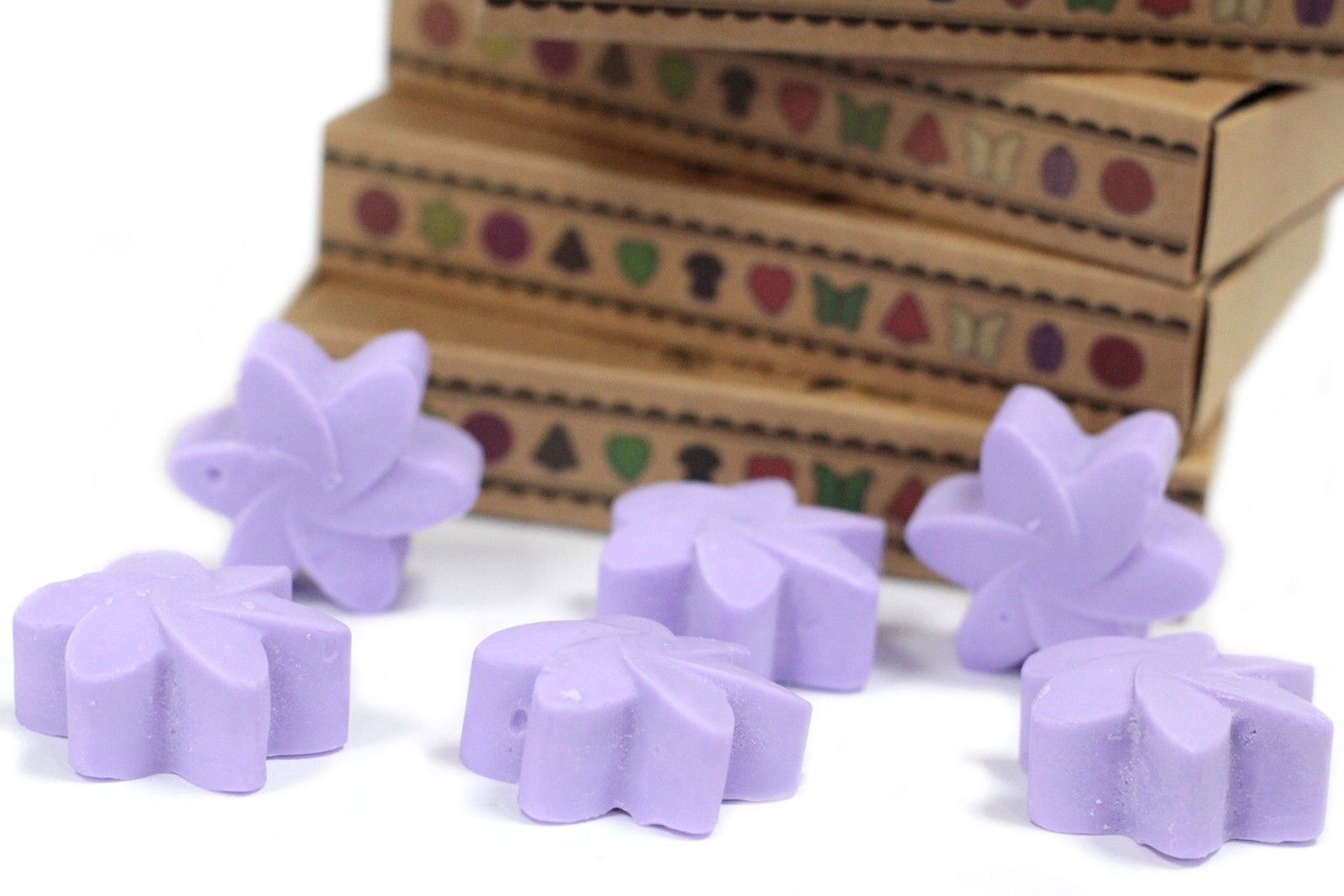 Box of 6 Wax Melts - Lavender Fields - Soak Sanctuary Wax Melts