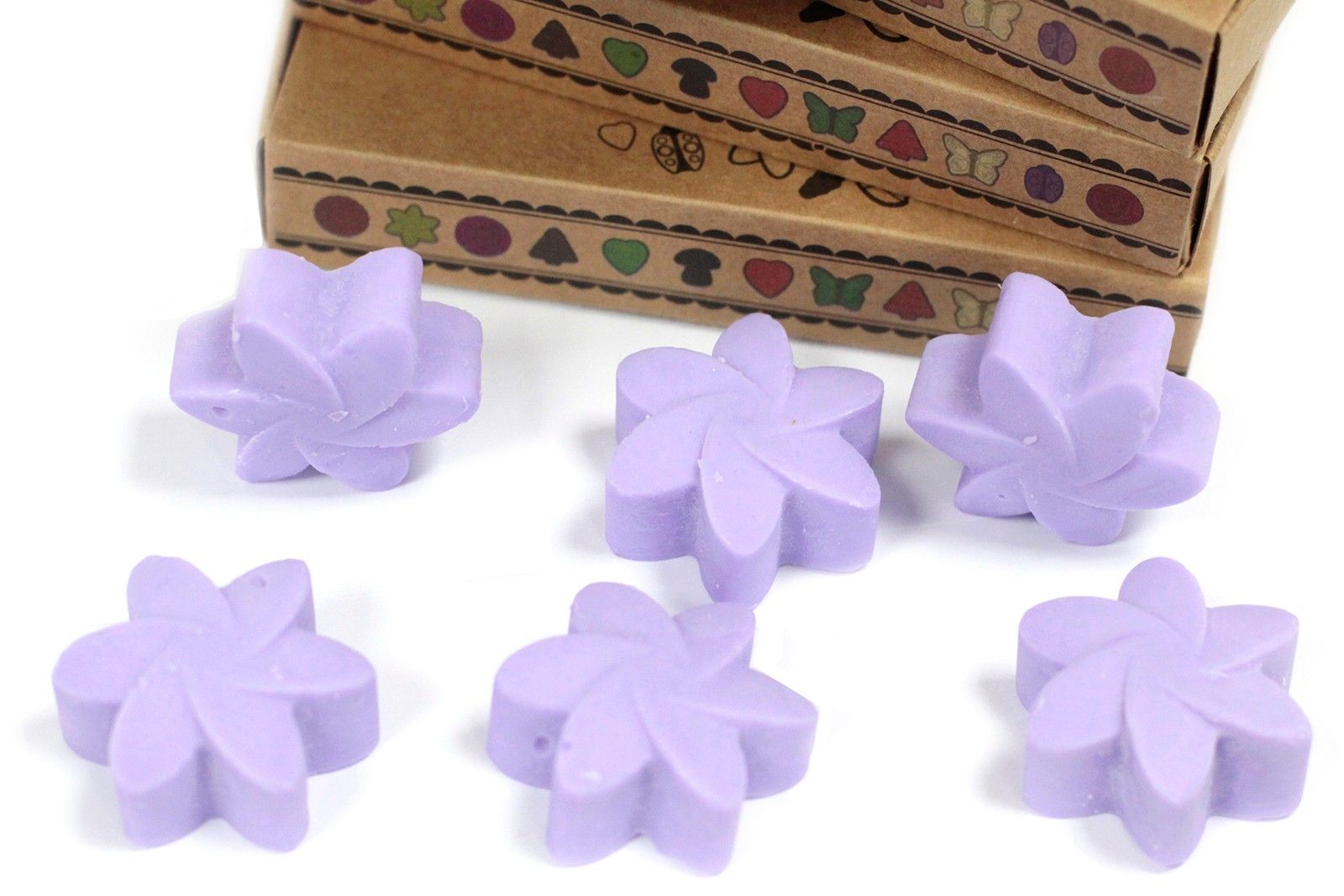 Box of 6 Wax Melts - Lavender Fields - Soak Sanctuary Wax Melts