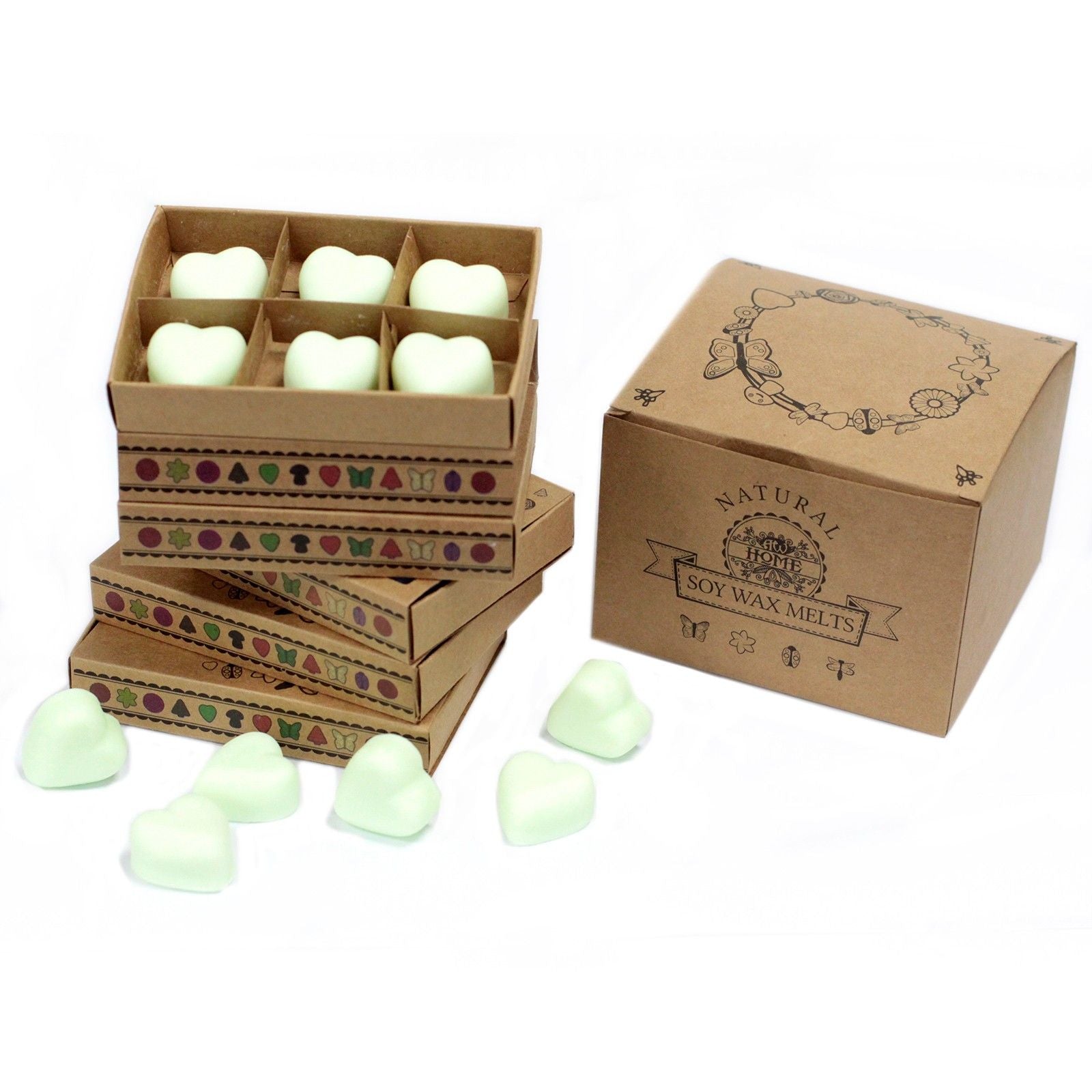 Box of 6 Wax Melts - Mint & Menthol - Soak Sanctuary Wax Melts