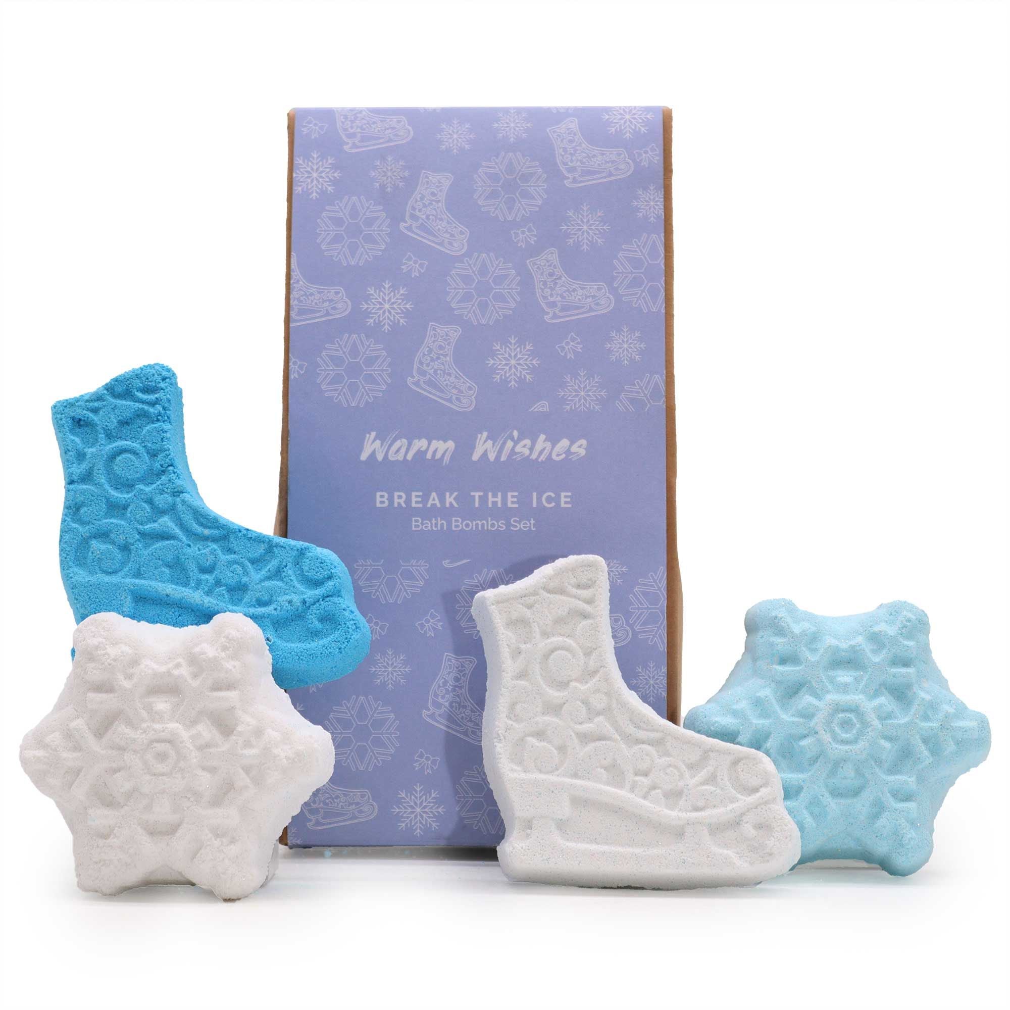 Break the Ice Christmas Bath Bomb Gift Pack - Soak Sanctuary Bath Bombs