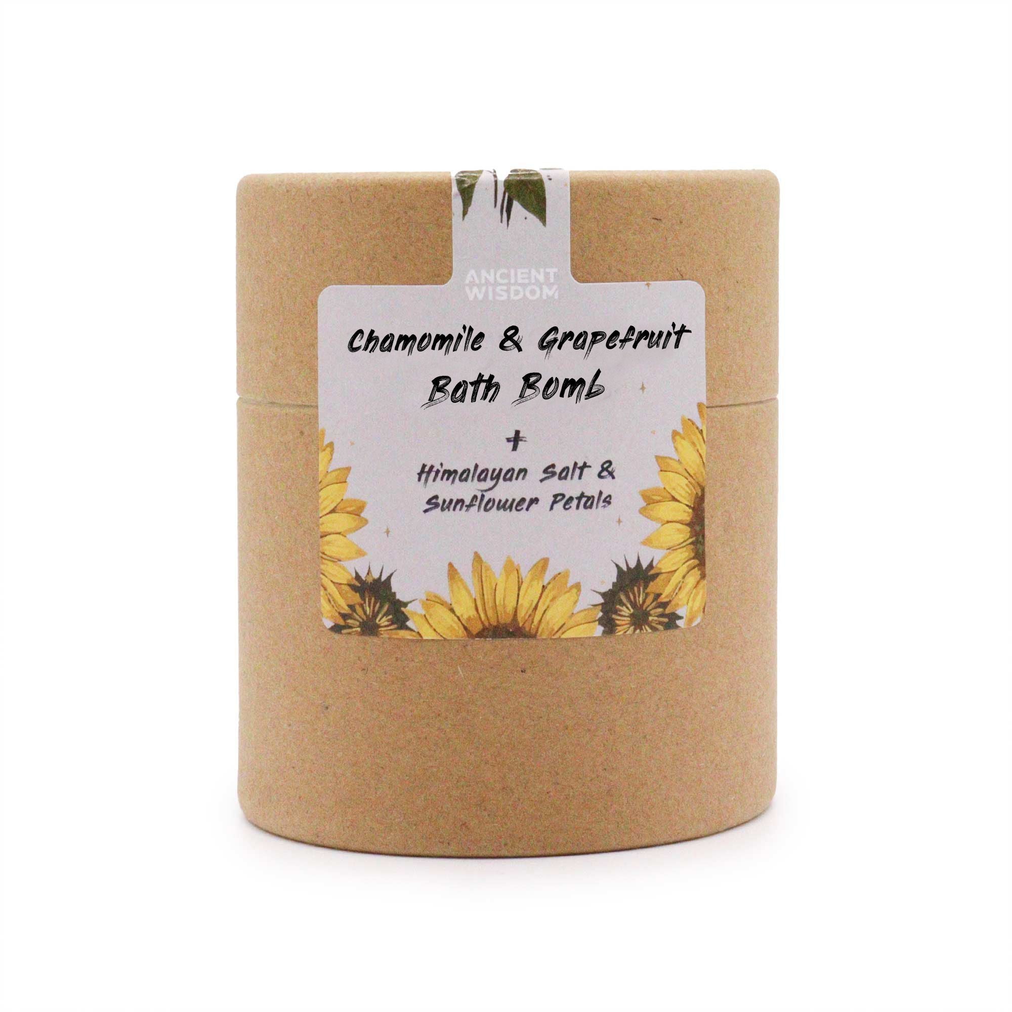 Chamomile & Grapefruit Bath Bomb Gift Set - Soak Sanctuary Bath Bombs