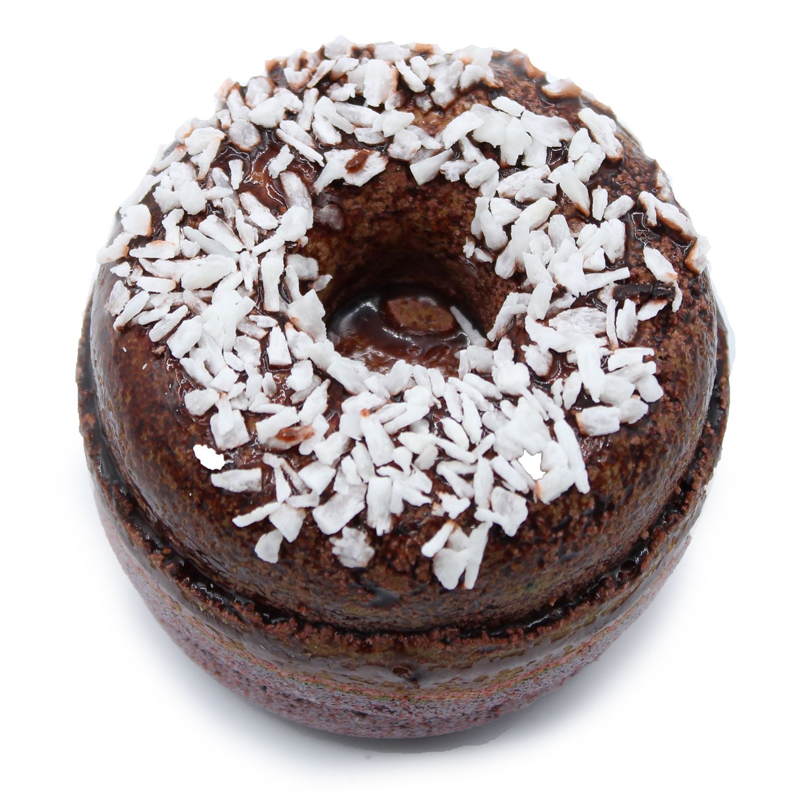 Chocolate & Coconut Bath Doughnut - Soak Sanctuary Bath Bombs