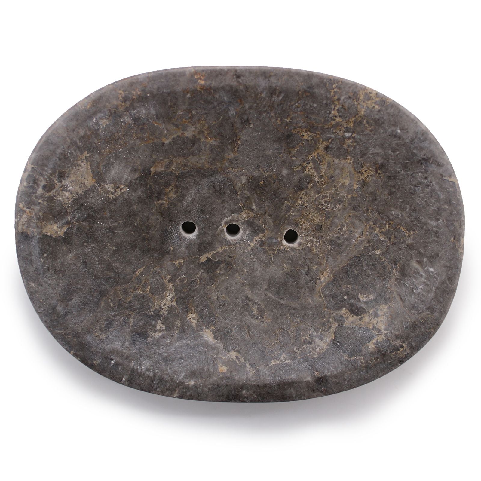 Classic Oval Grey Marble Soap Dish - Soak Sanctuary Accessories