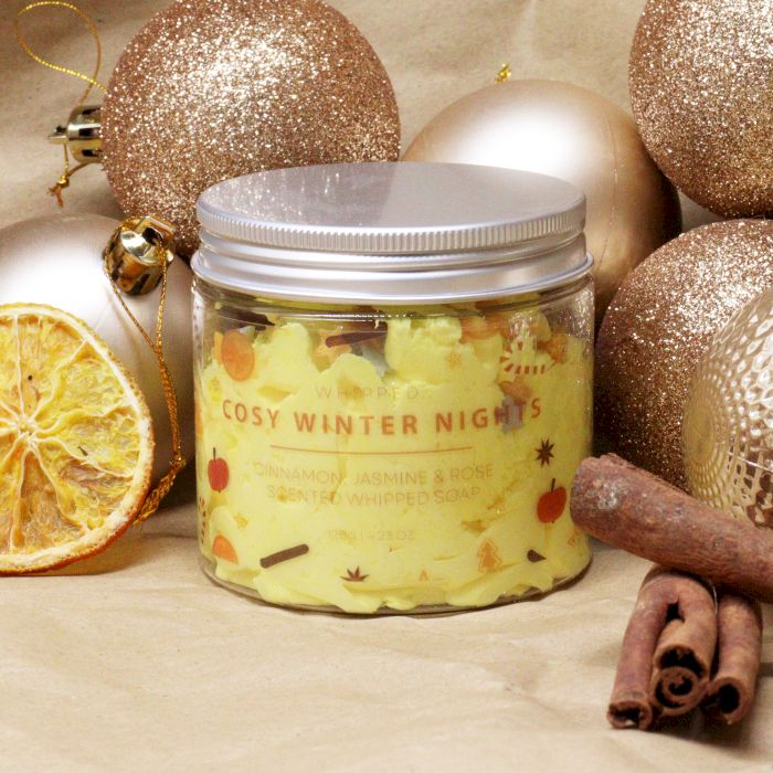 Cosy Winter Nights Whipped Soap 120g - Soak Sanctuary Soap