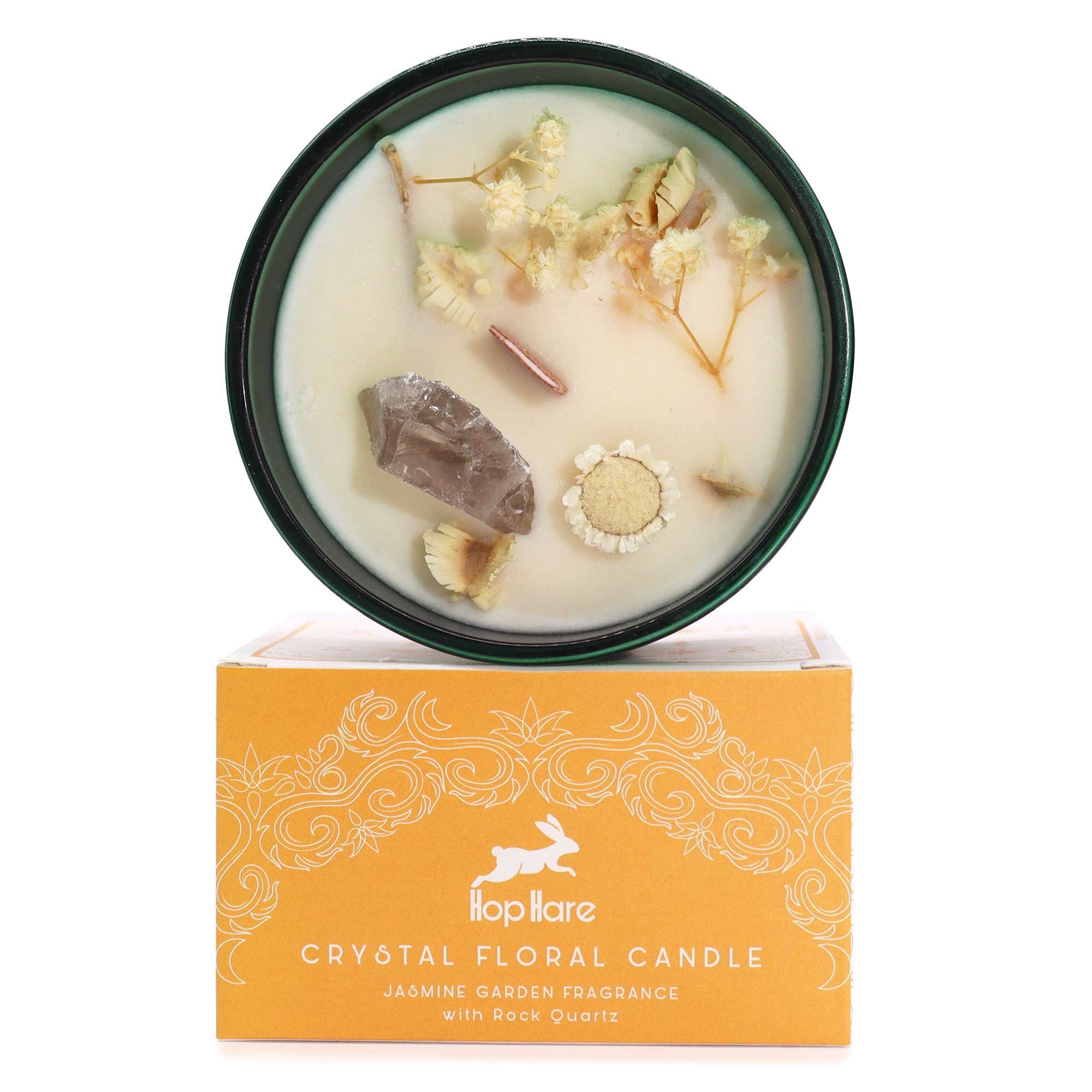 Crystal Flower Candle - The Lion - Soak Sanctuary Candles