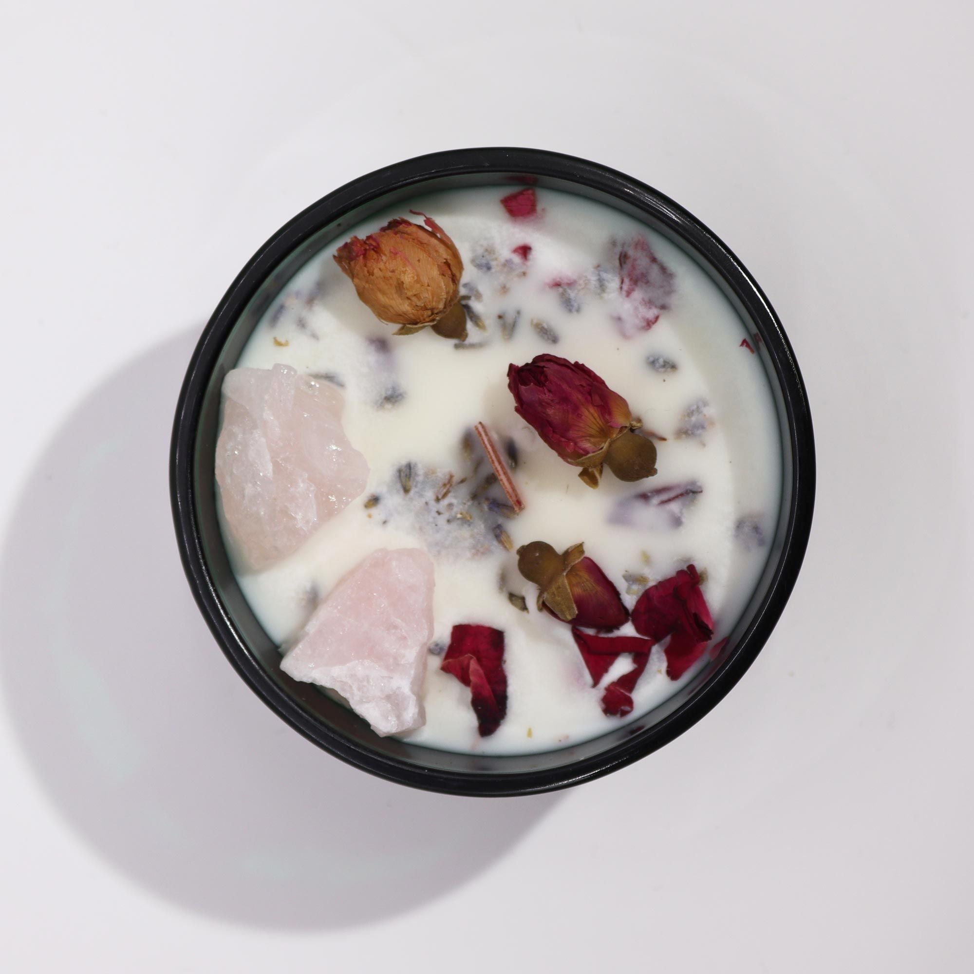 Crystal Flower Candle - The Lovers - Soak Sanctuary Candles