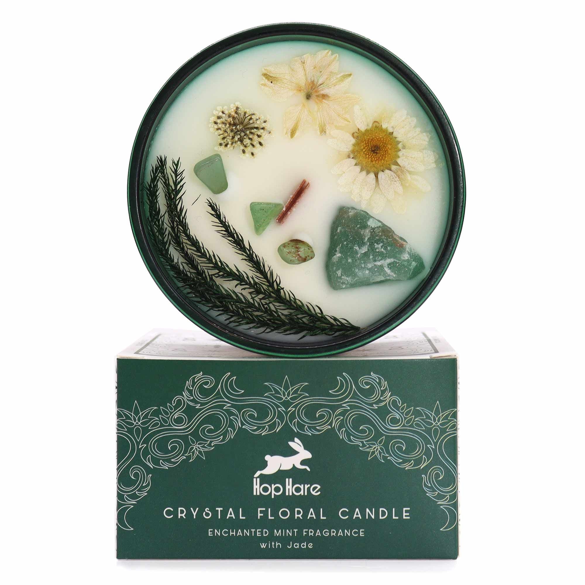 Crystal Flower Candle - The Magician - Soak Sanctuary Candles