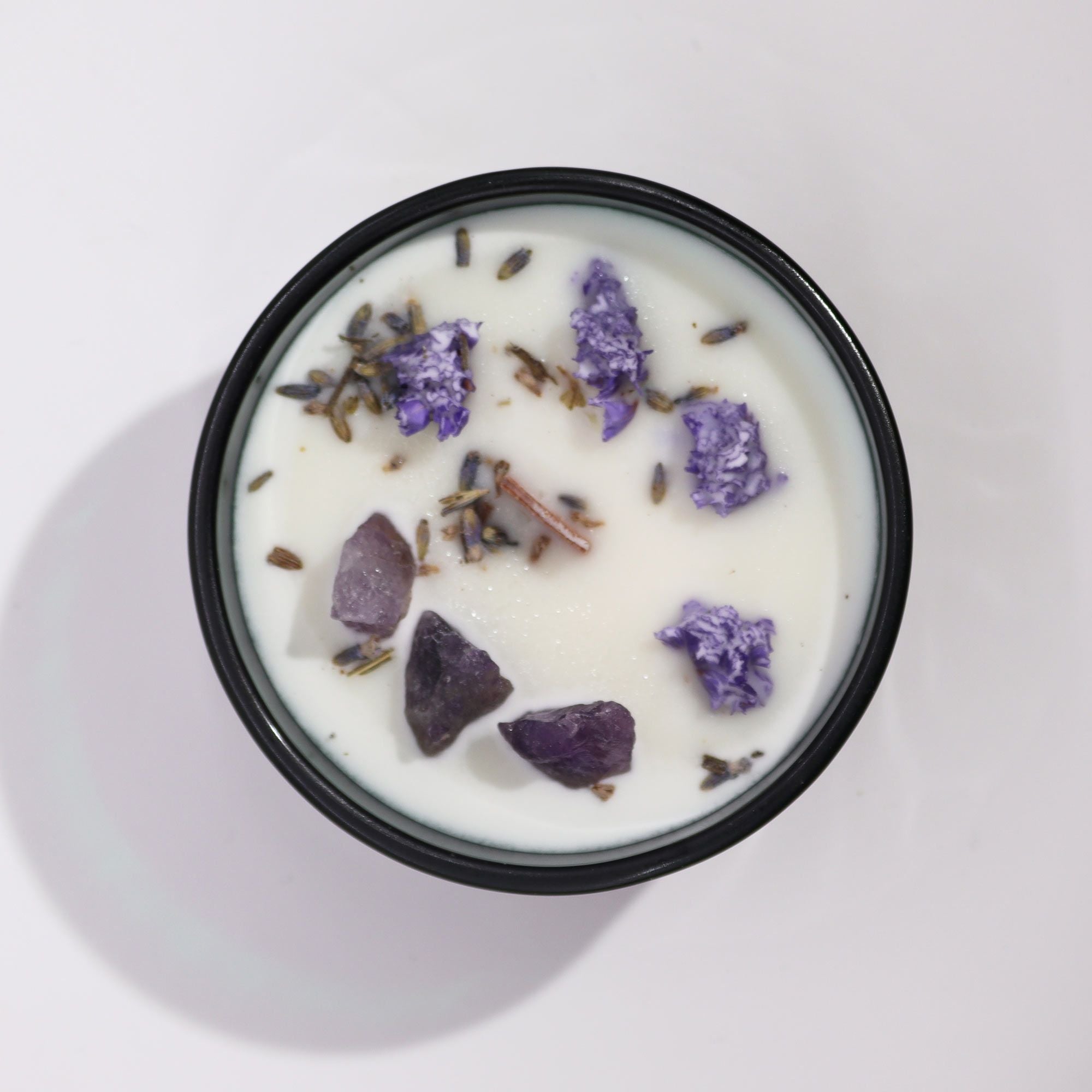 Crystal Flower Candle - The Moon - Soak Sanctuary Candles