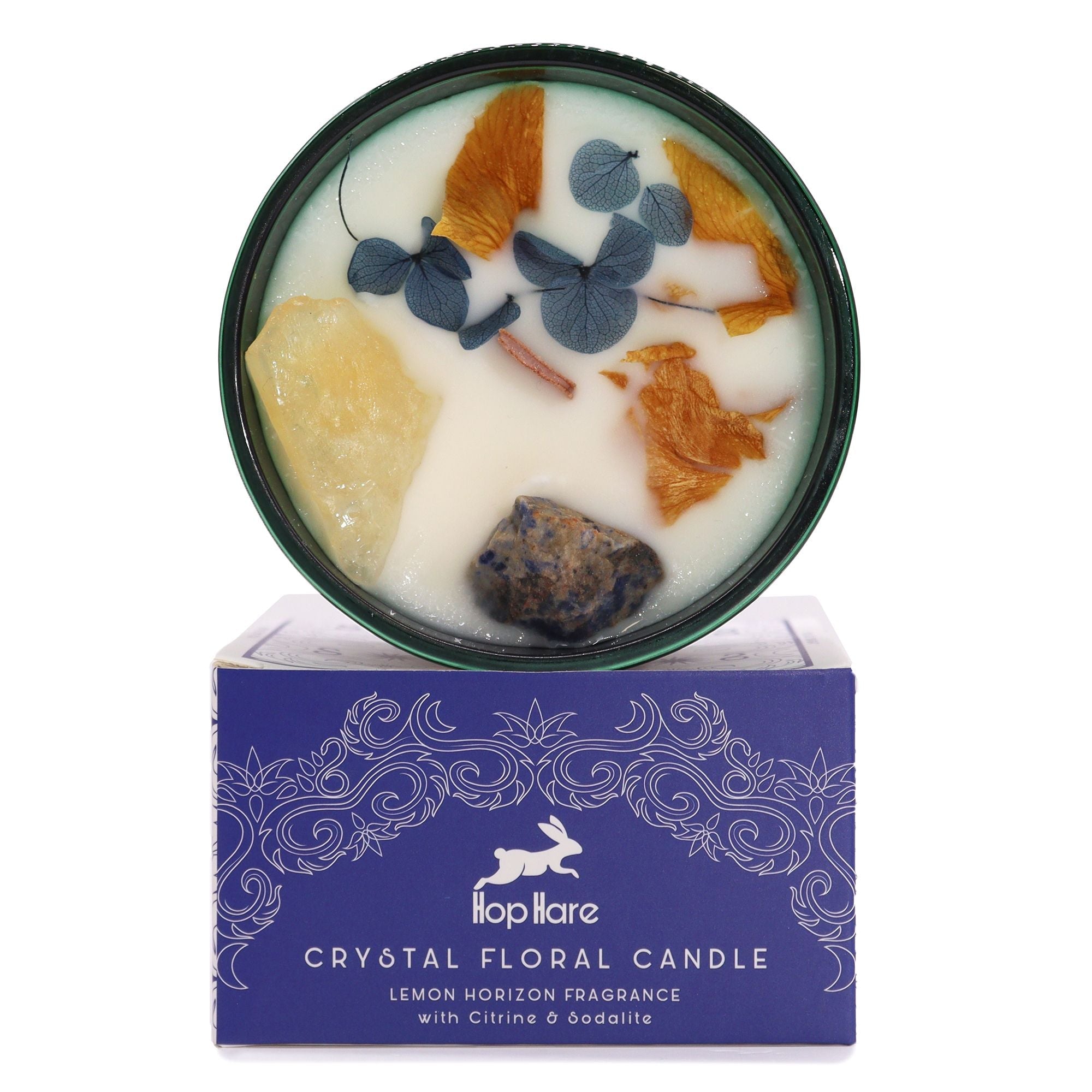 Crystal Flower Candle - The Sun - Soak Sanctuary Candles