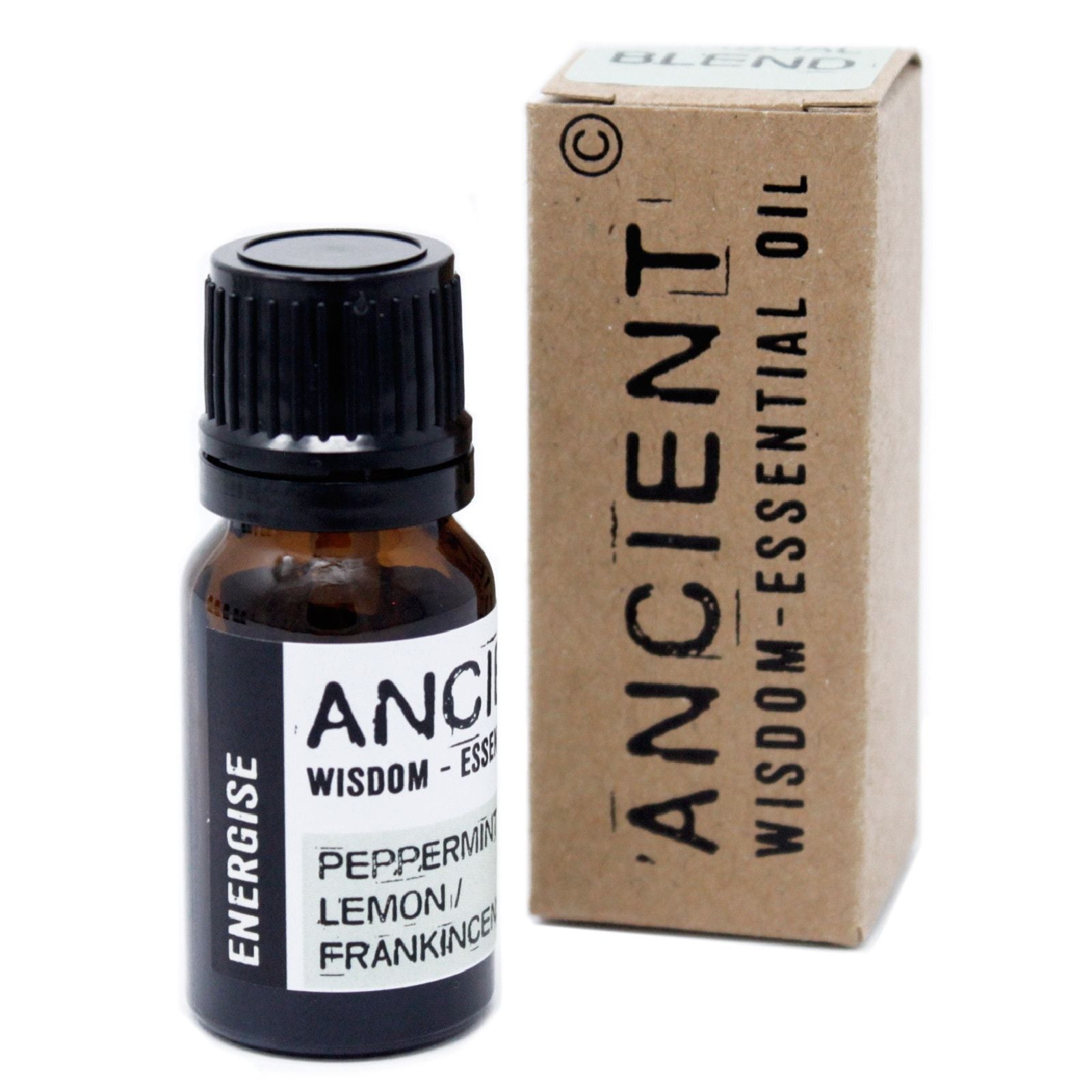 Energising Essential Oil Blend: Peppermint, Frankincense & Lemon - 10ml - Soak Sanctuary Essential Oils