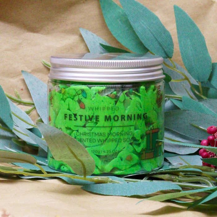 Festive Morning Whipped Soap 120g - Soak Sanctuary Soap