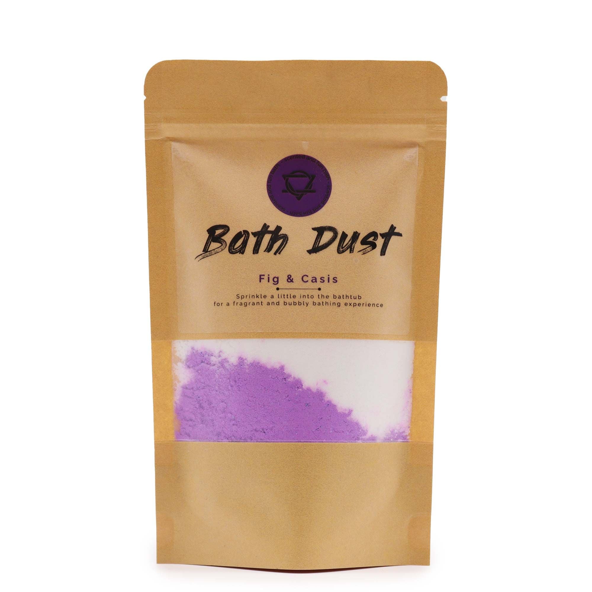 Fig & Casis Bath Dust 190g - Soak Sanctuary Bath Dust