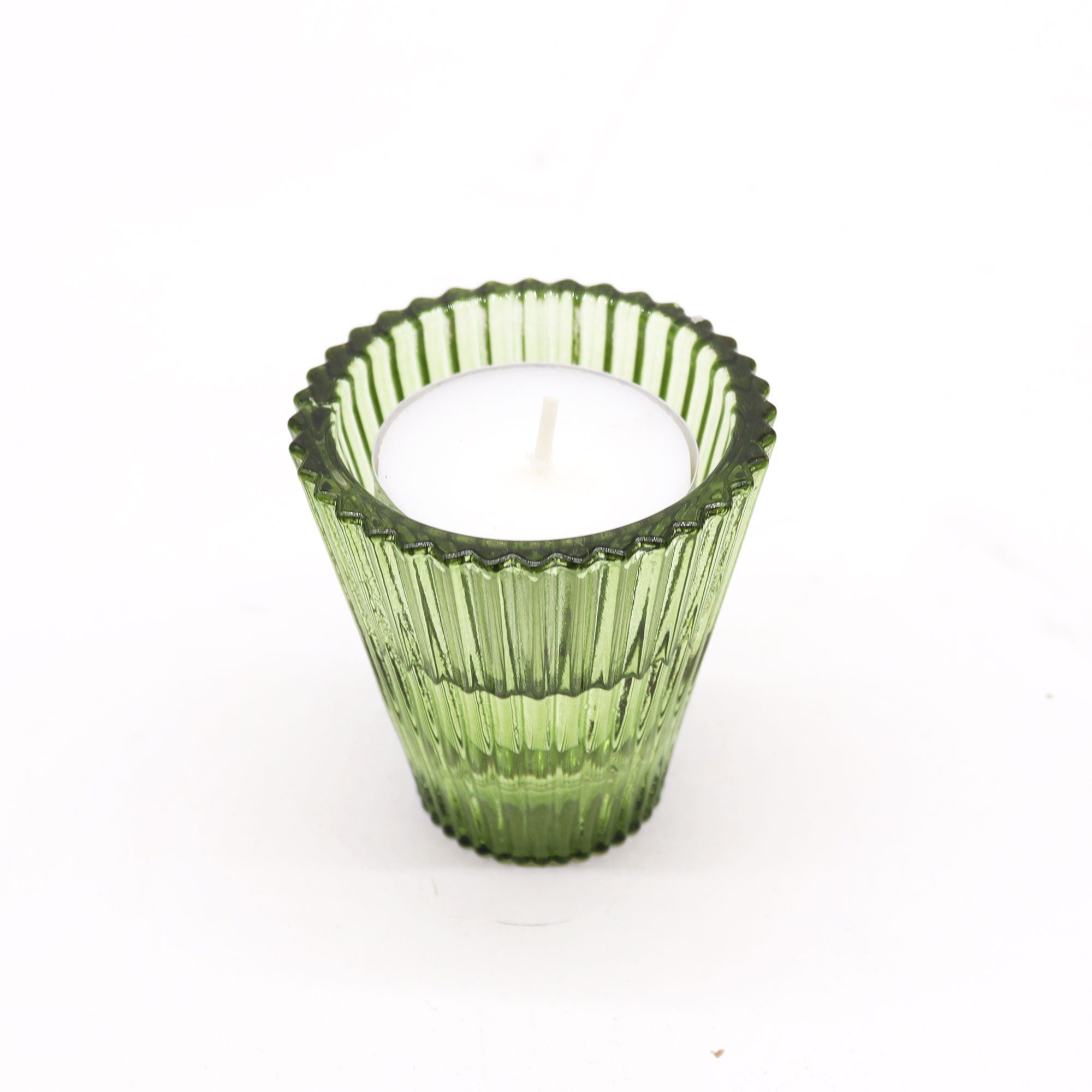 Flip Dinner Candle / Tealight Holder - Garden Jade - Soak Sanctuary Candles