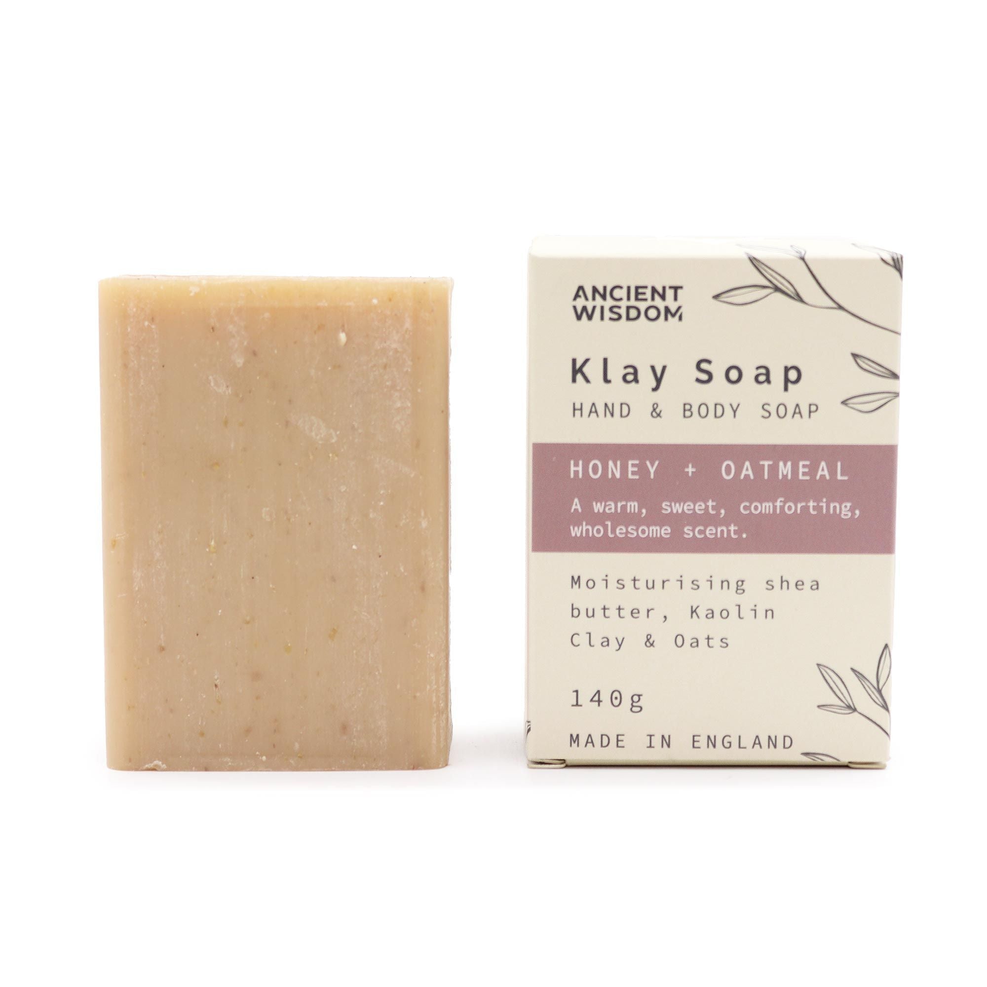 Honey Oatmeal Klay Soap - Soak Sanctuary Soap