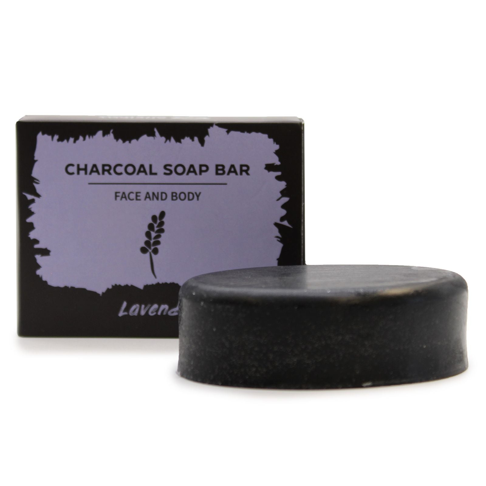 Lavender Charcoal Soap - Soak Sanctuary Soap