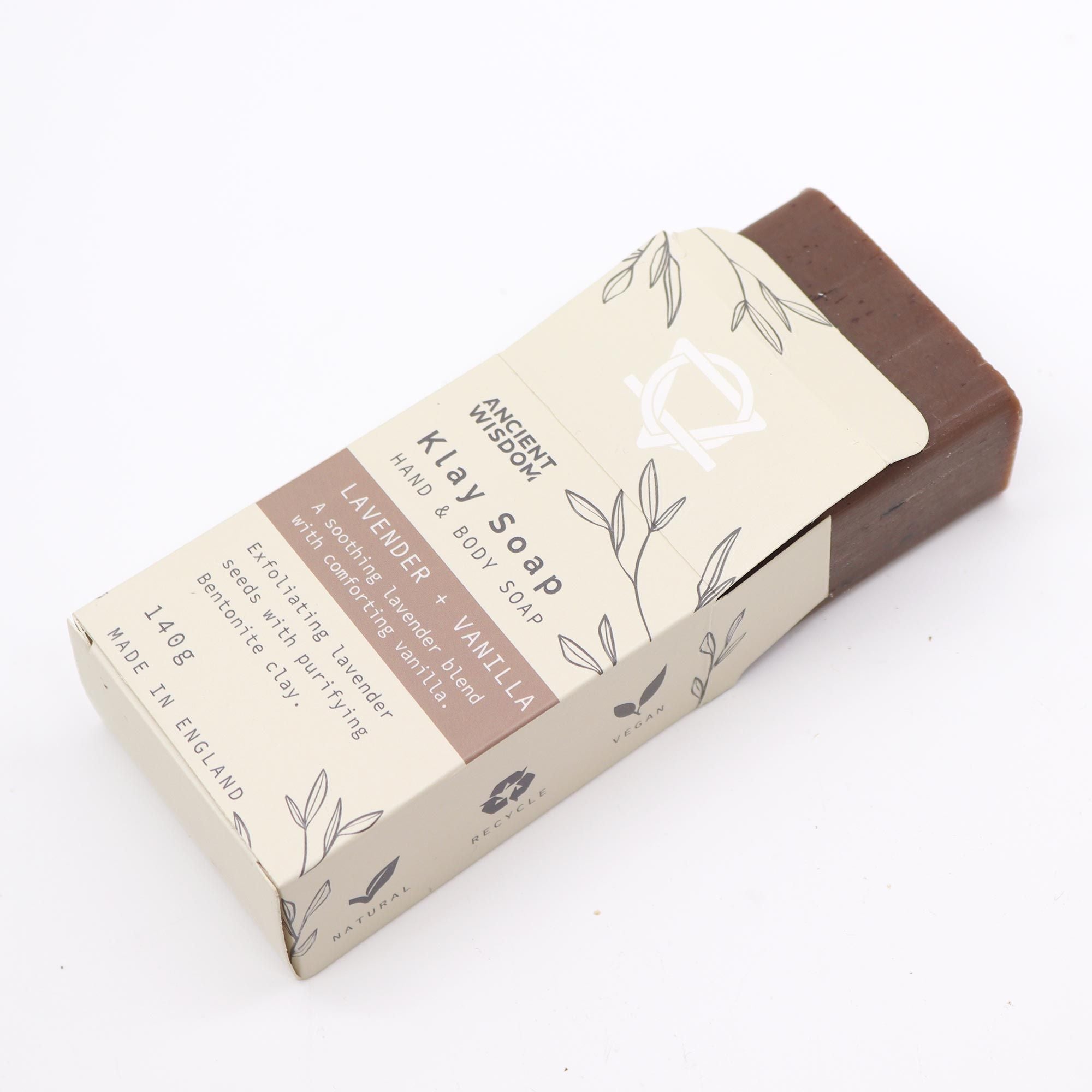 Lavender & Vanilla Klay Soap - Soak Sanctuary Soap