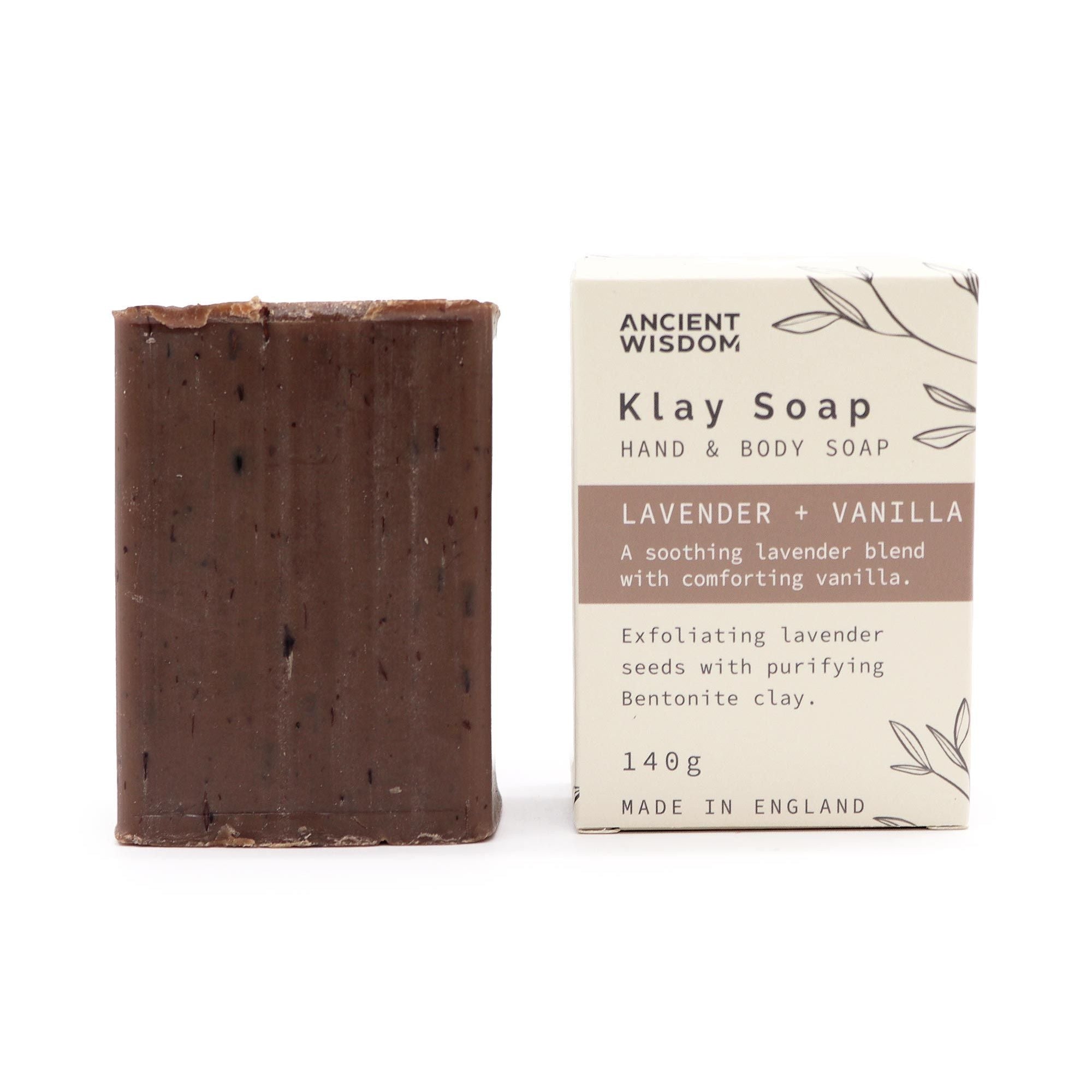 Lavender & Vanilla Klay Soap - Soak Sanctuary Soap