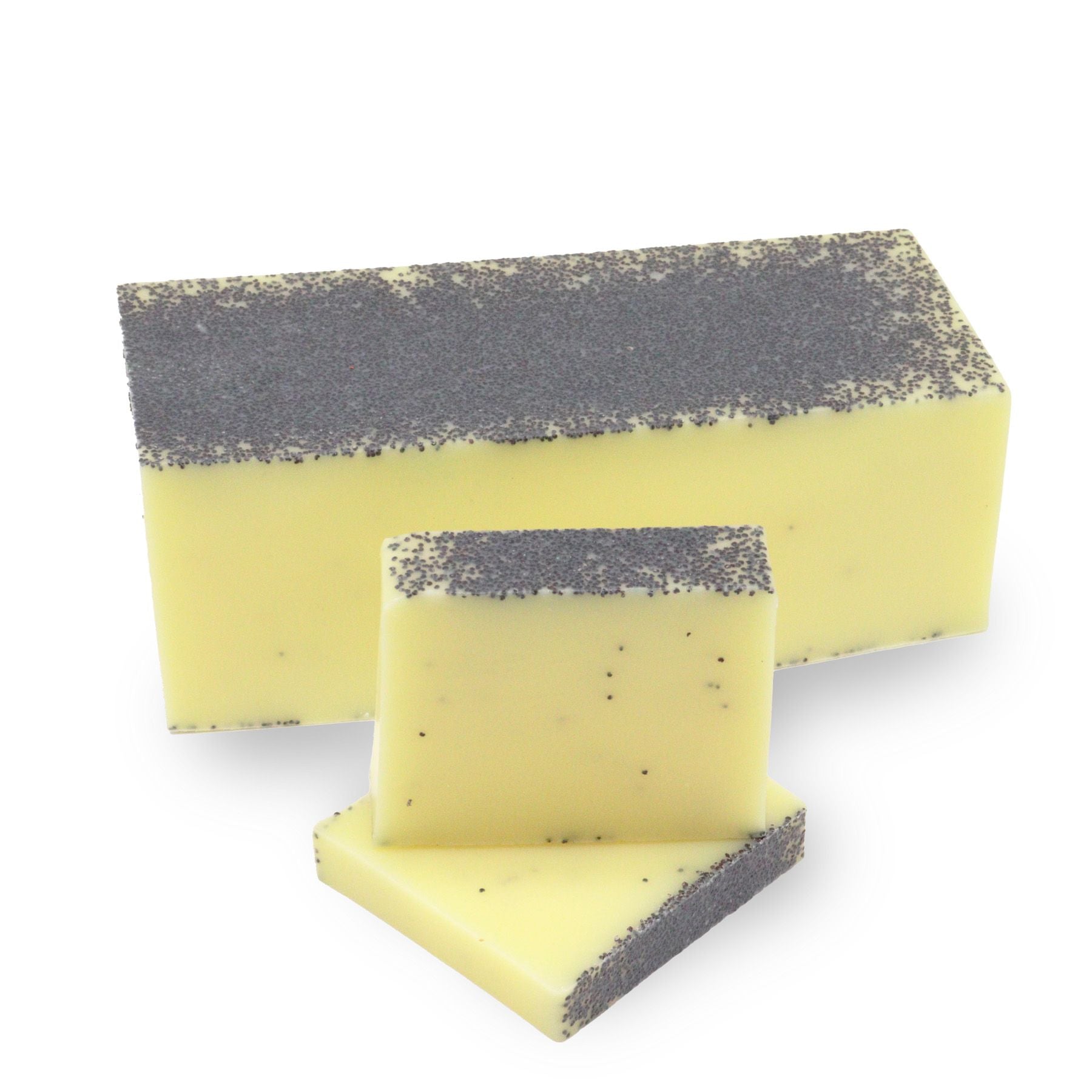 Lemon Poppy Soap Bar - Approx 100g - Soak Sanctuary Soap
