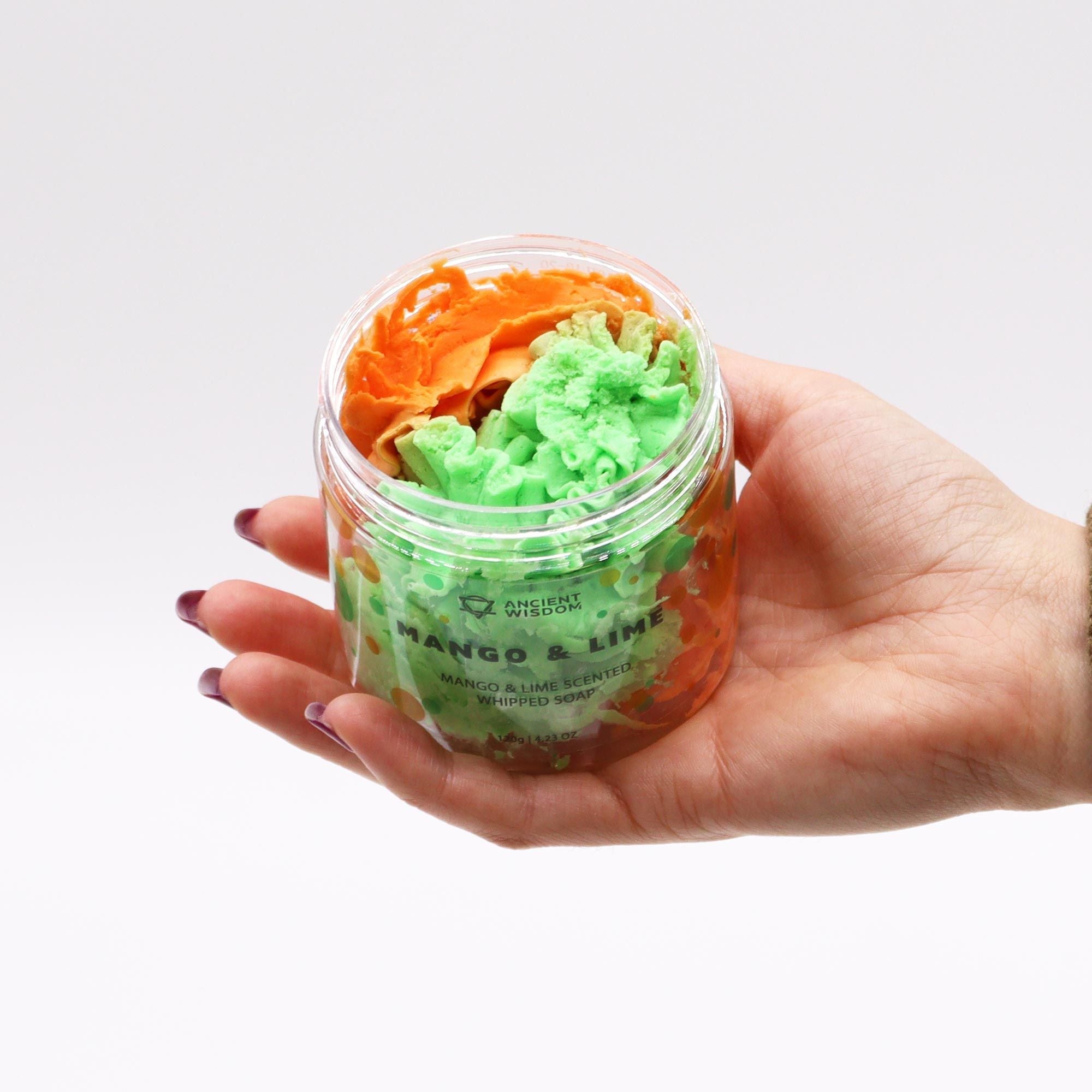 Mango & Lime Whipped Soap 120g - Soak Sanctuary Soap
