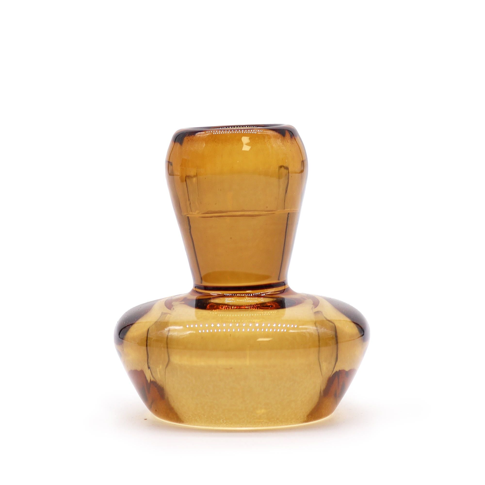 Mushroom Flip Dinner Candle / Tealight Holder - Antique Amber - Soak Sanctuary Candles