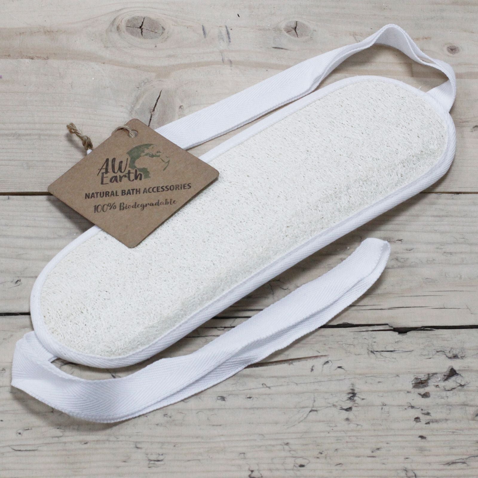 Natural Loofah Back Scrub - Soak Sanctuary Accessories