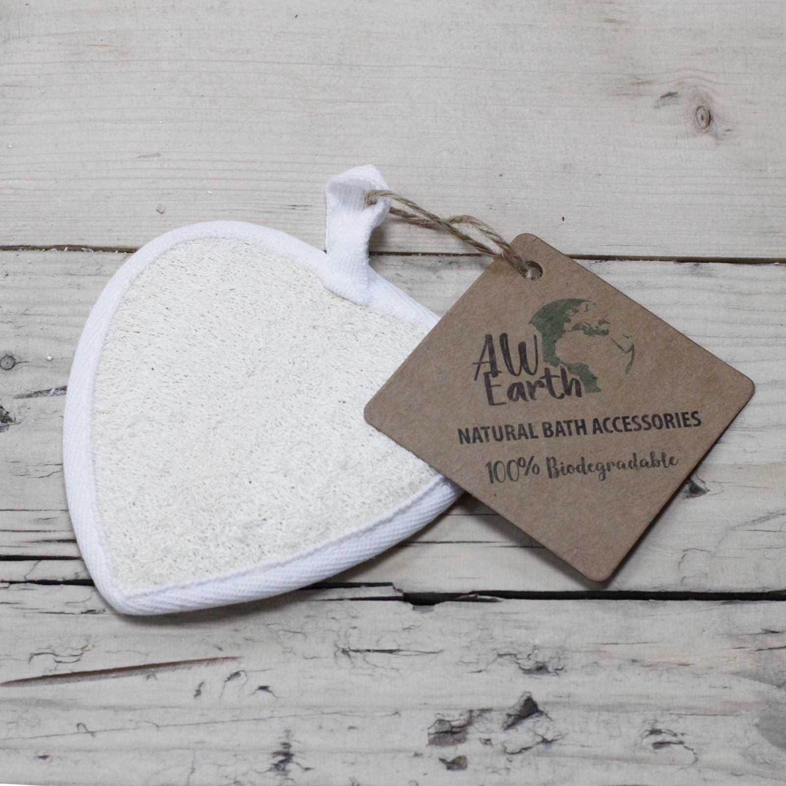 Natural Loofah Heart - Soak Sanctuary Accessories